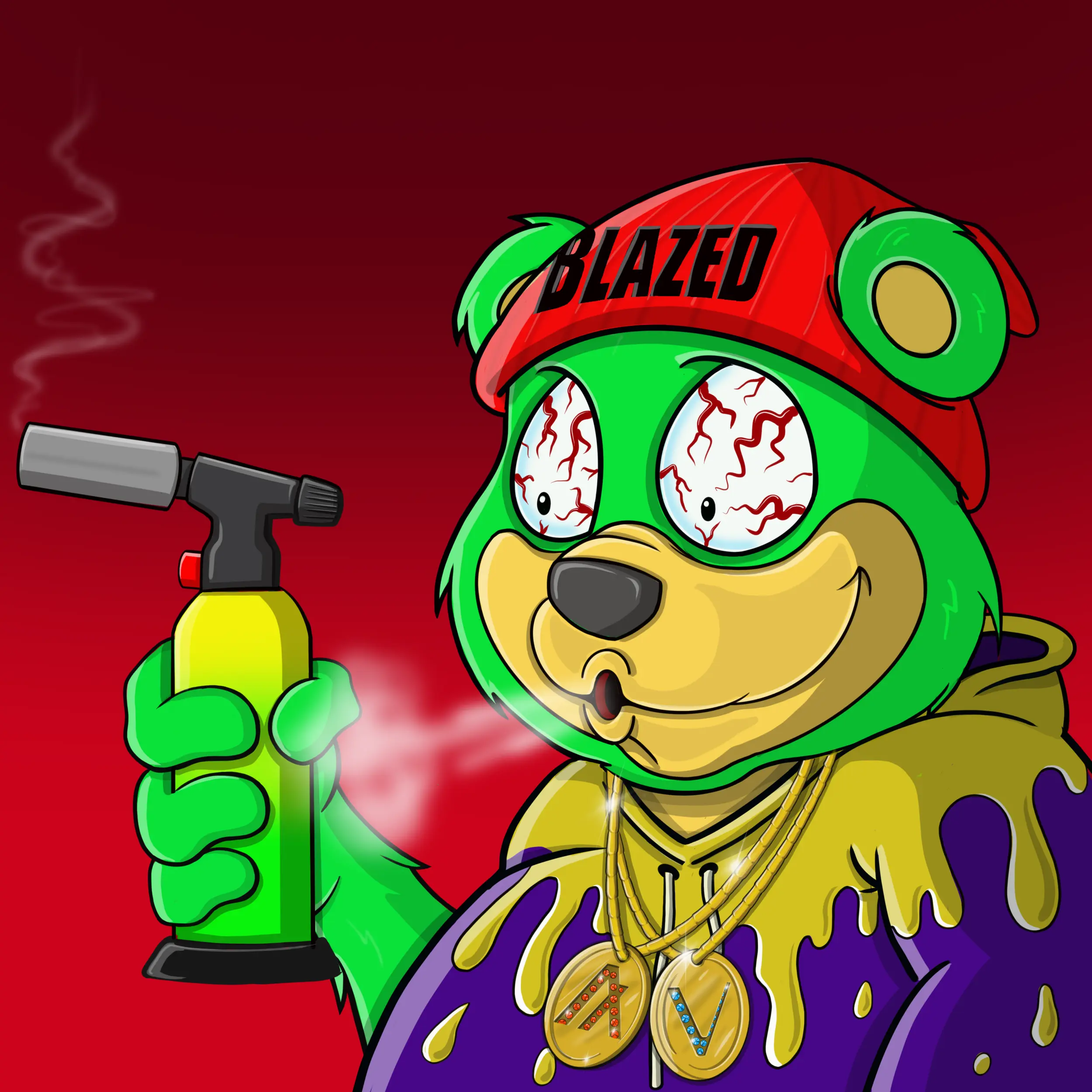Burnin Bears #1658 NFT on Algorand