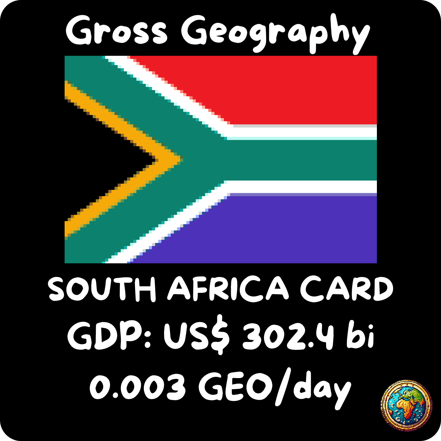 South Africa Card NFT on Algorand