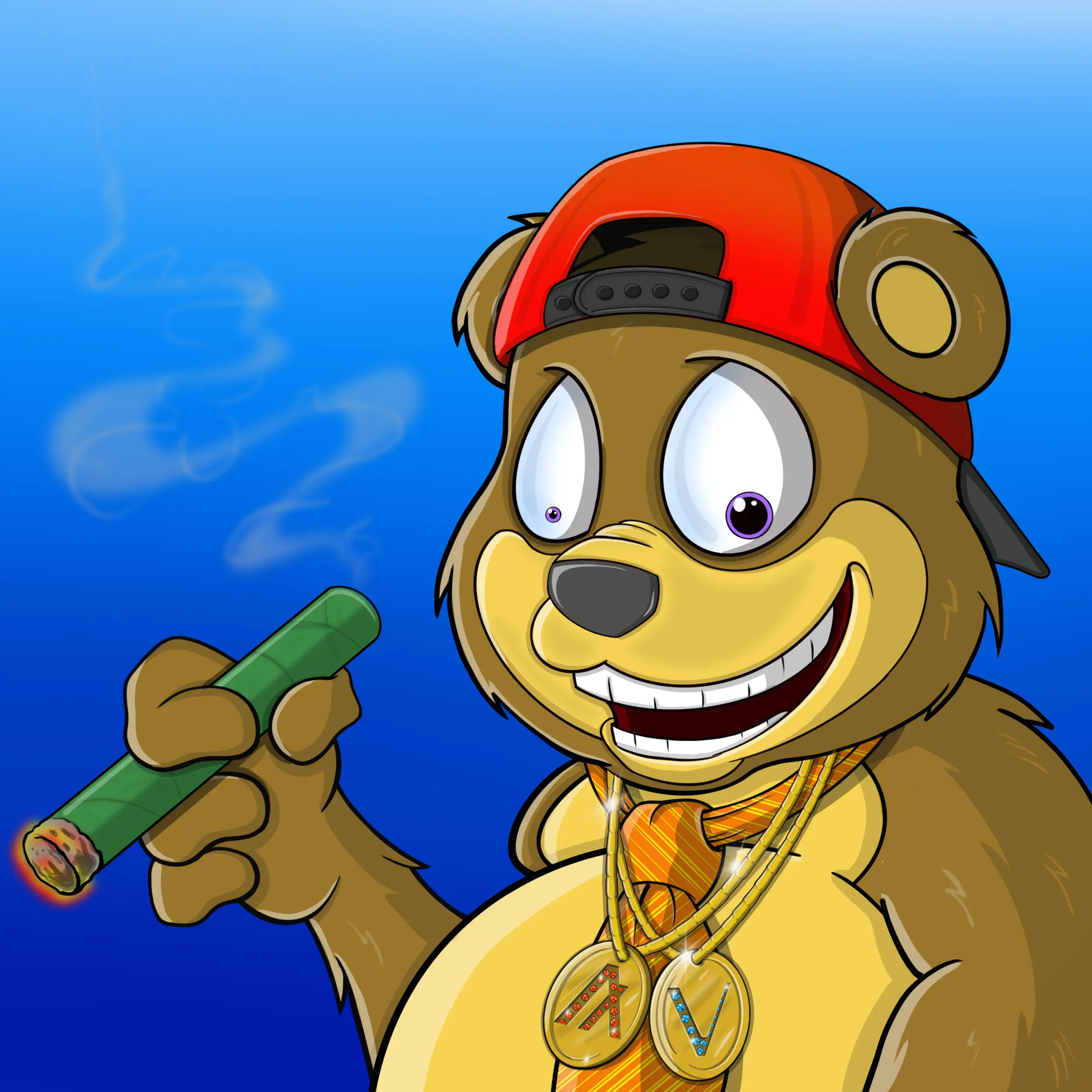 Burnin Bears #154 NFT on Algorand