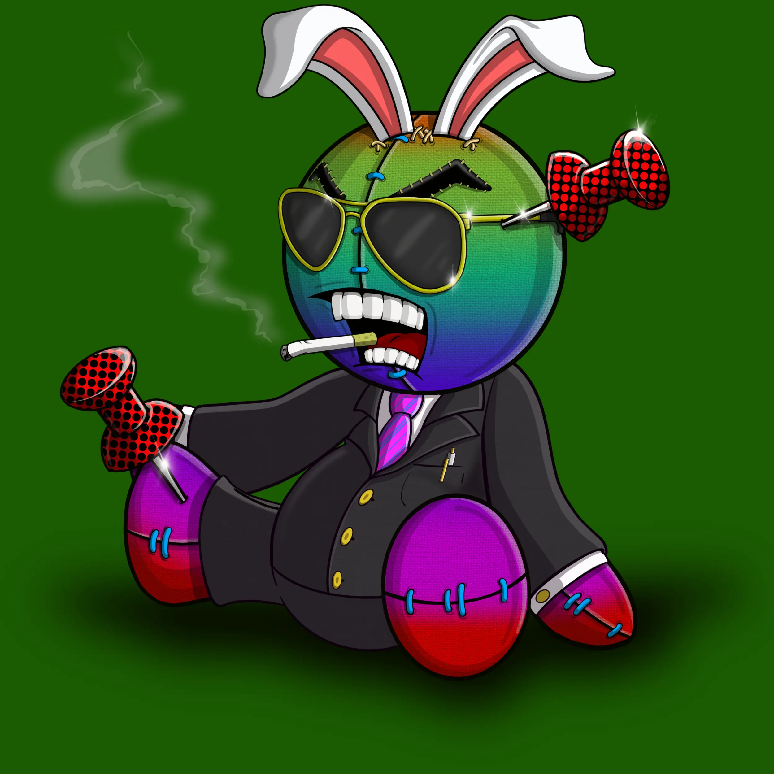 Trippy Stitch #971 NFT on Algorand