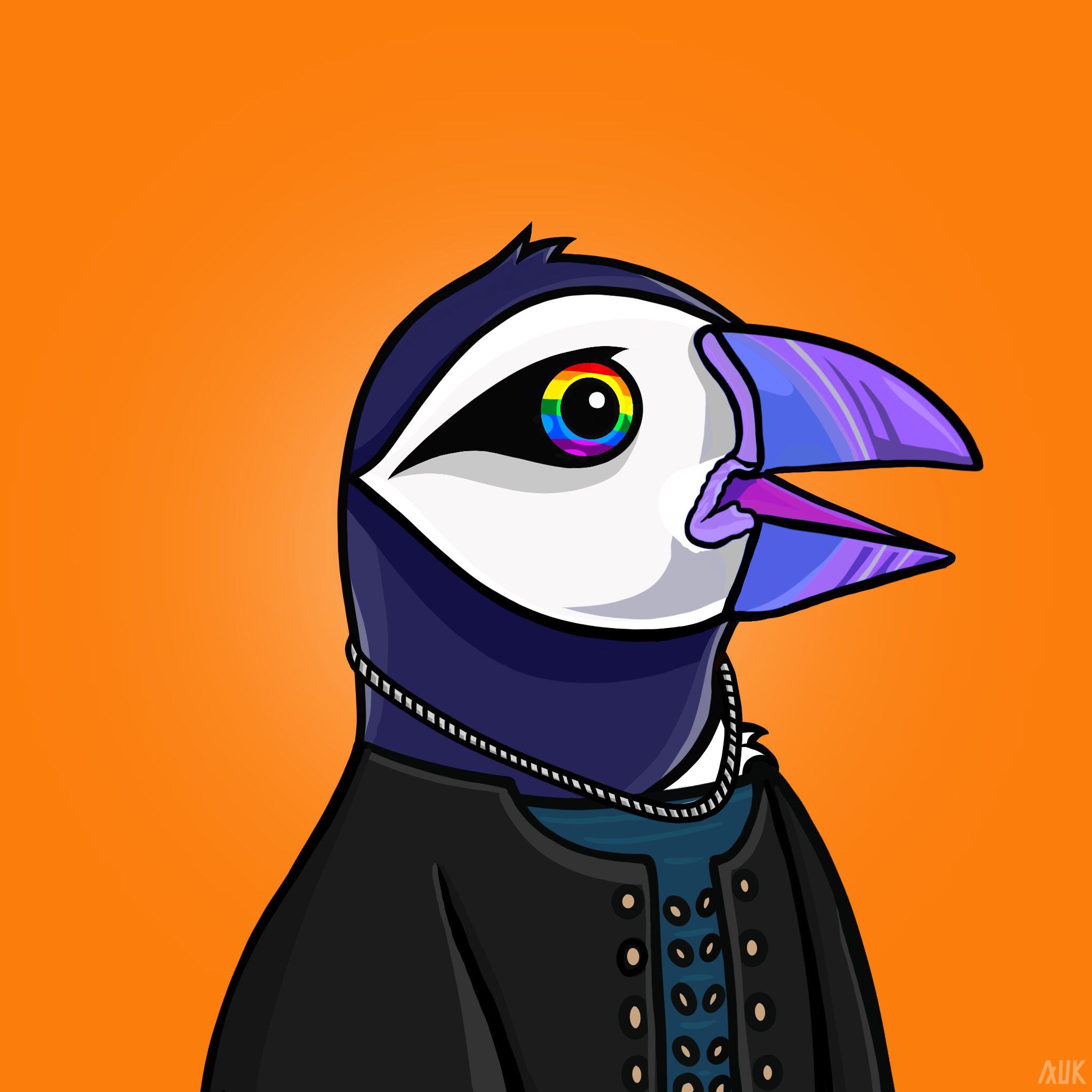 Poppin Puffins #4147 NFT on Algorand