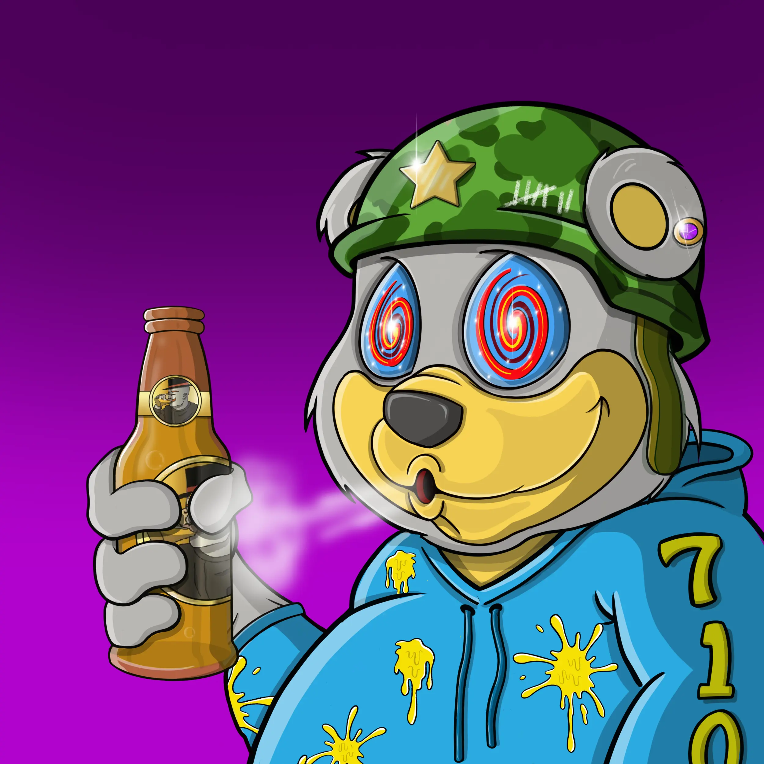 Burnin Bears #1536 NFT on Algorand