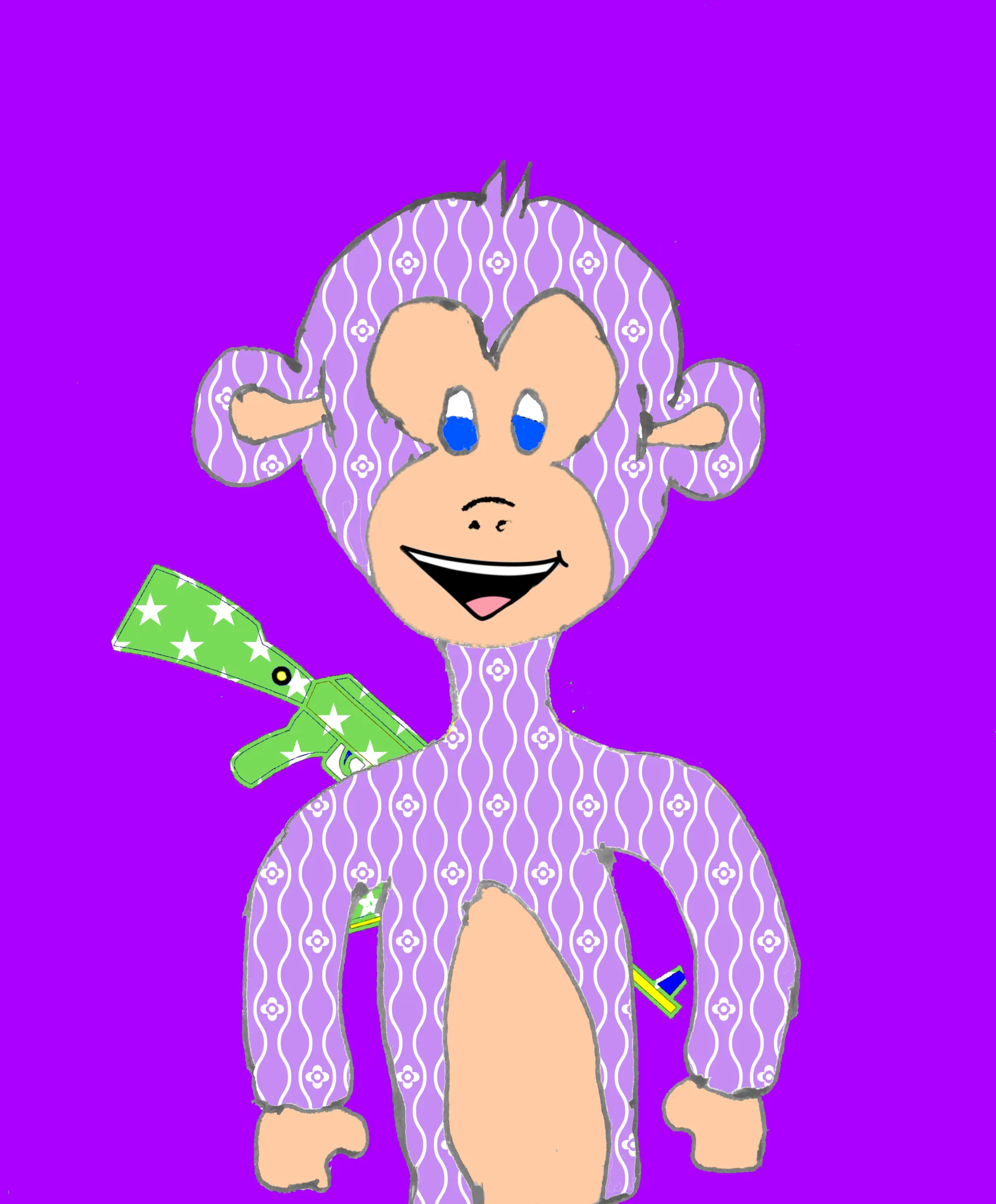 Algo Monkeys #115 NFT on Algorand