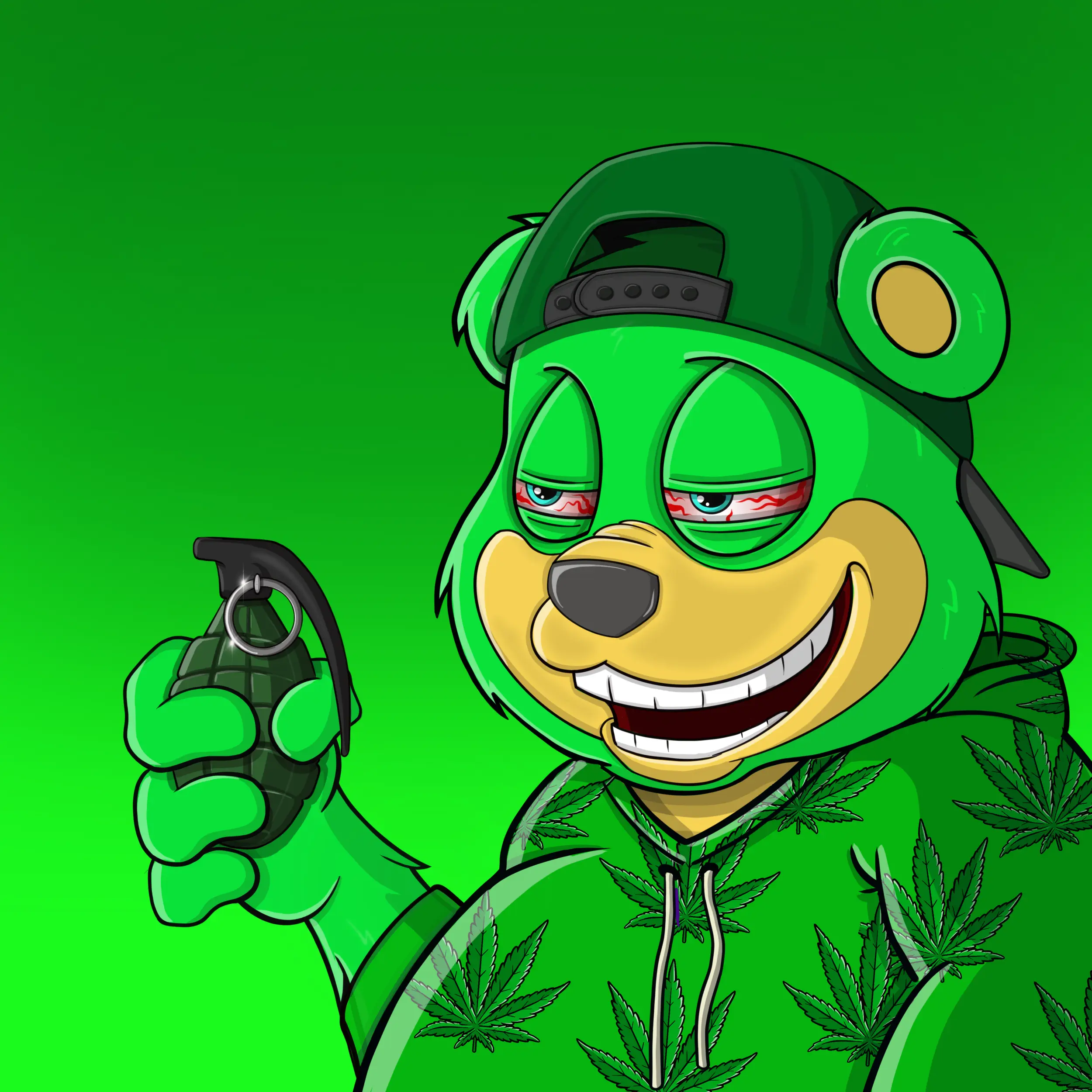 Burnin Bears #529 NFT on Algorand