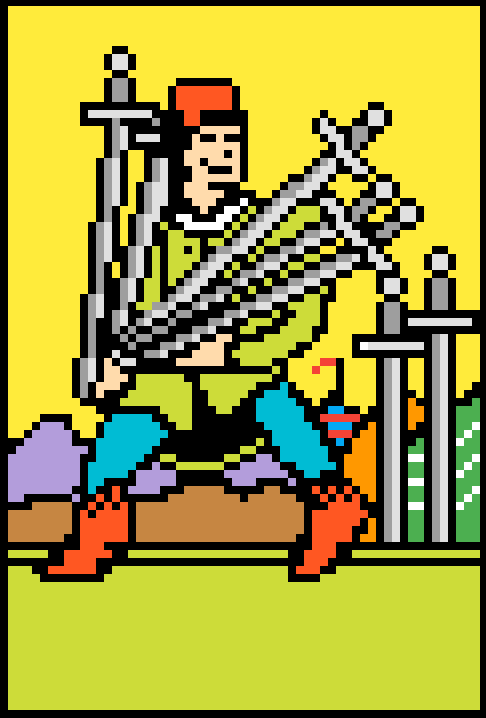 An image of 7 of Swords