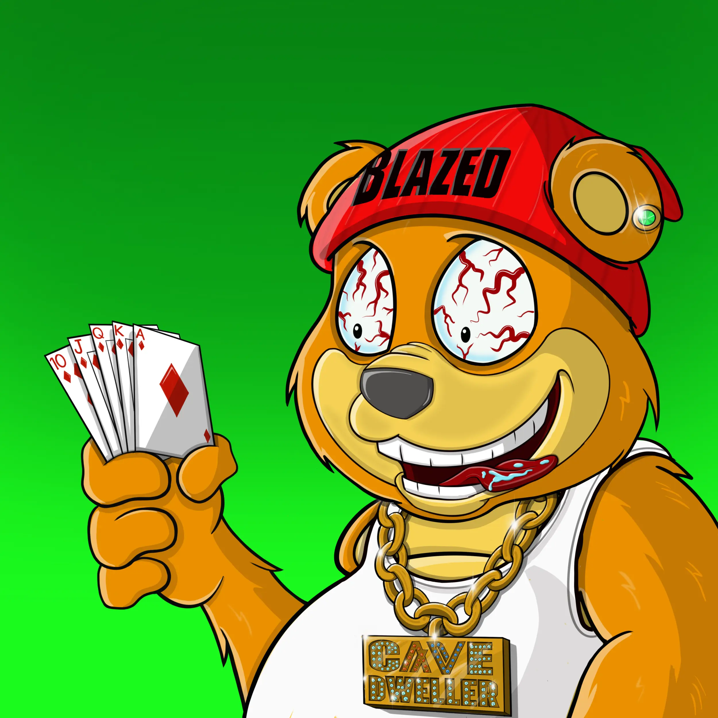 Burnin Bears #736 NFT on Algorand