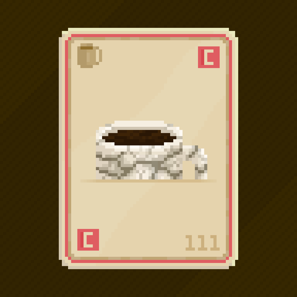 Marble Mug Caffeine Card icon
