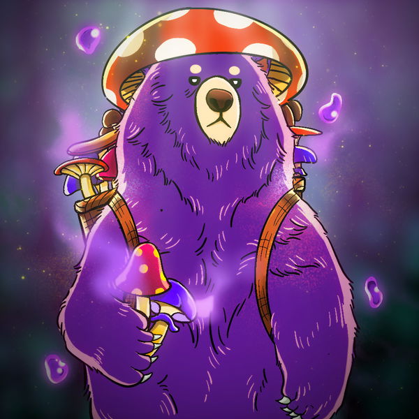 An image of (#019) Beary the Mushroom Master