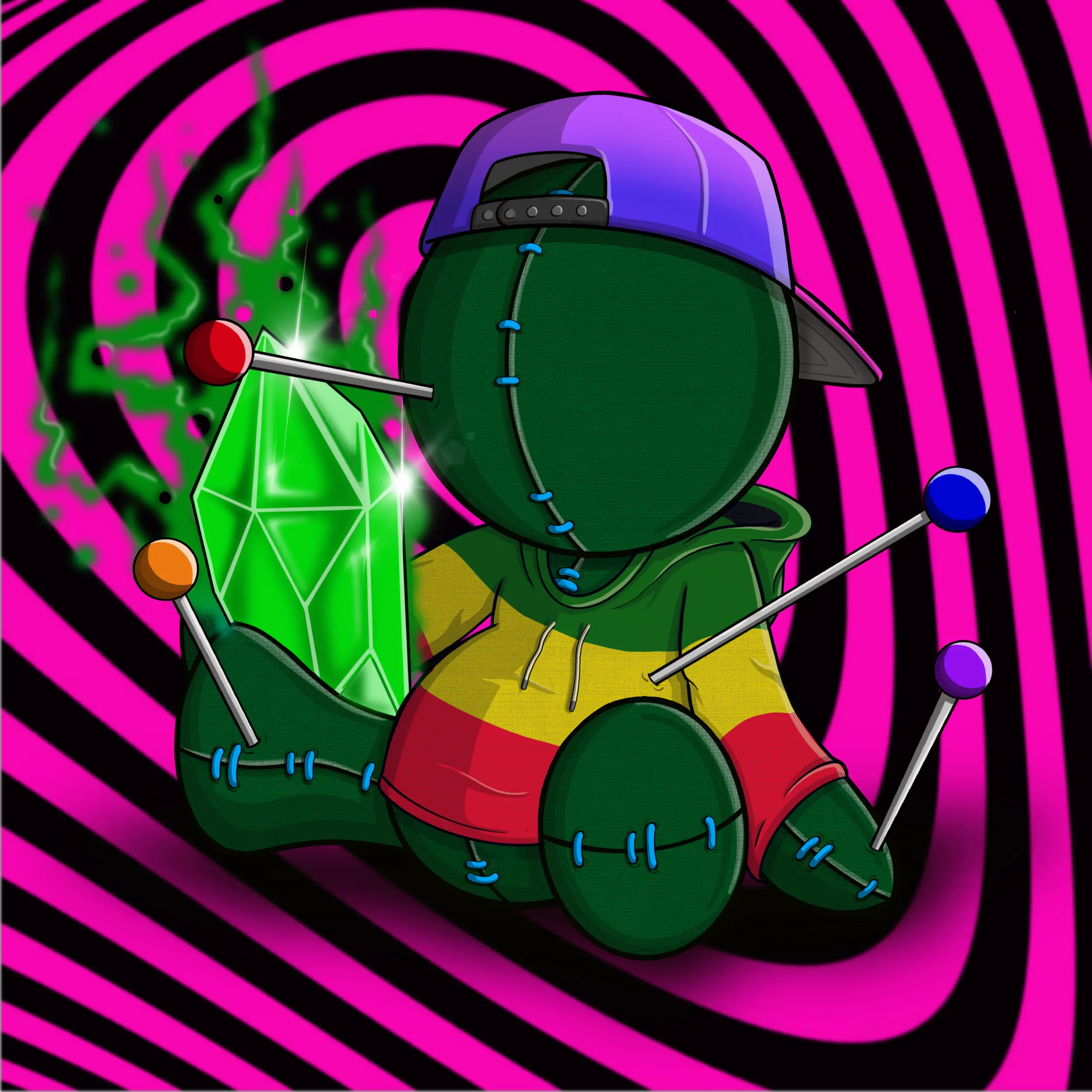 Trippy Stitch #1089 NFT on Algorand