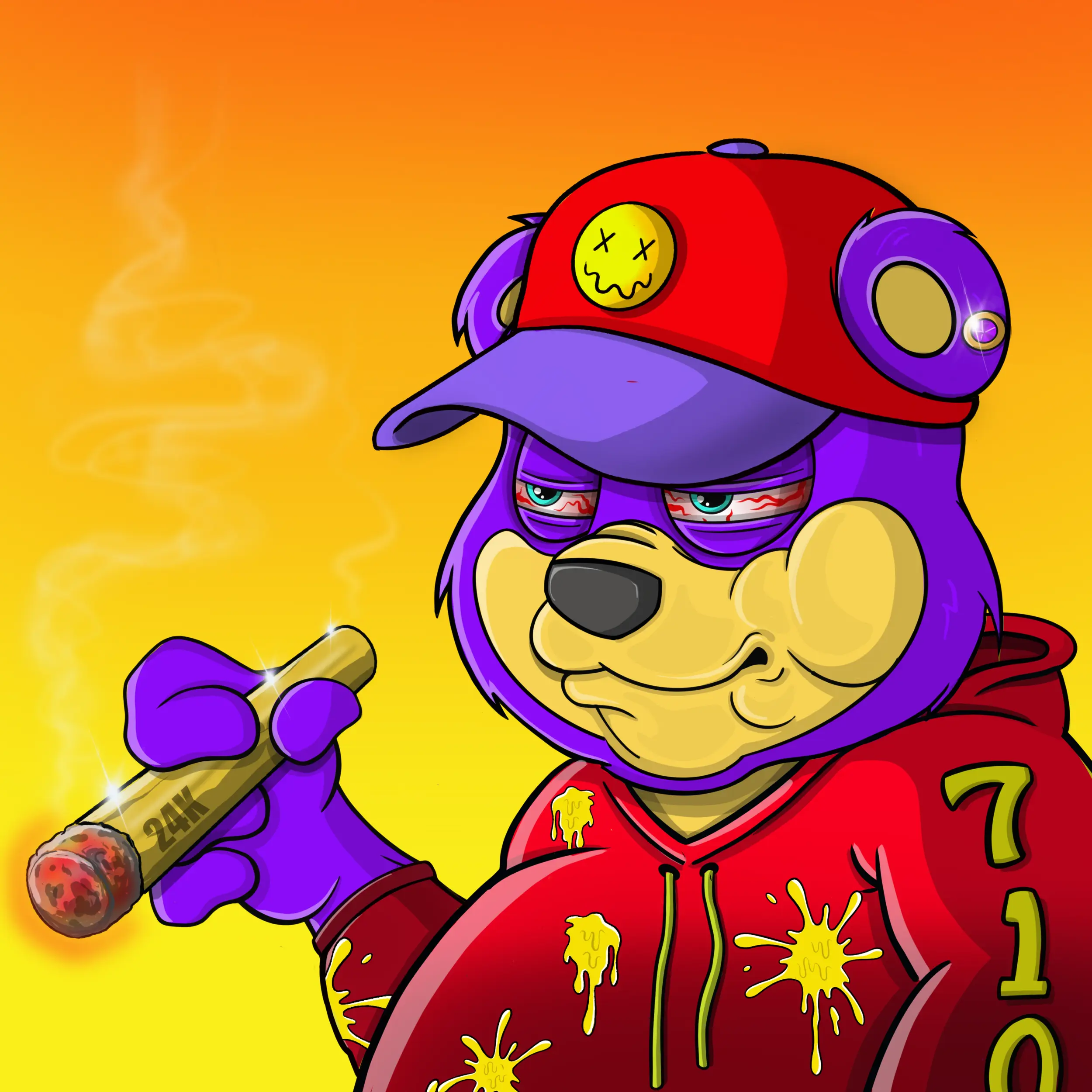 Burnin Bears #84 NFT on Algorand