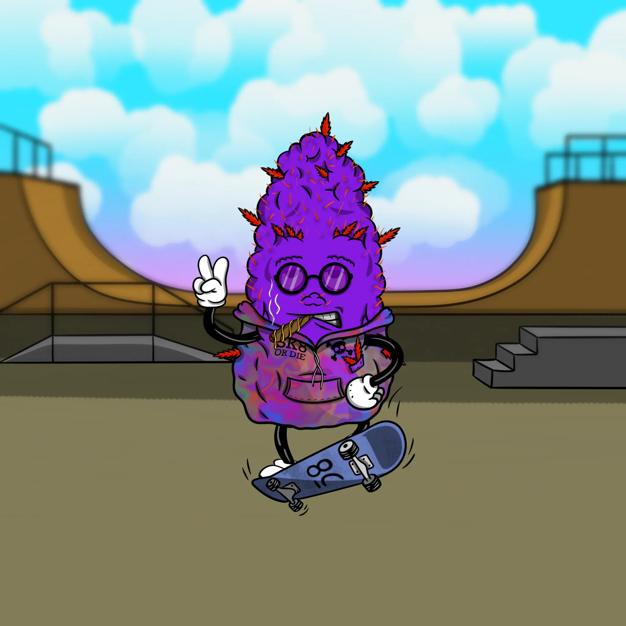 Blazing Budz #344 NFT on Algorand