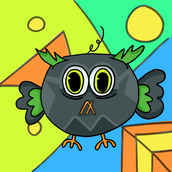 An image of Owlgos Owl Mini Series #012