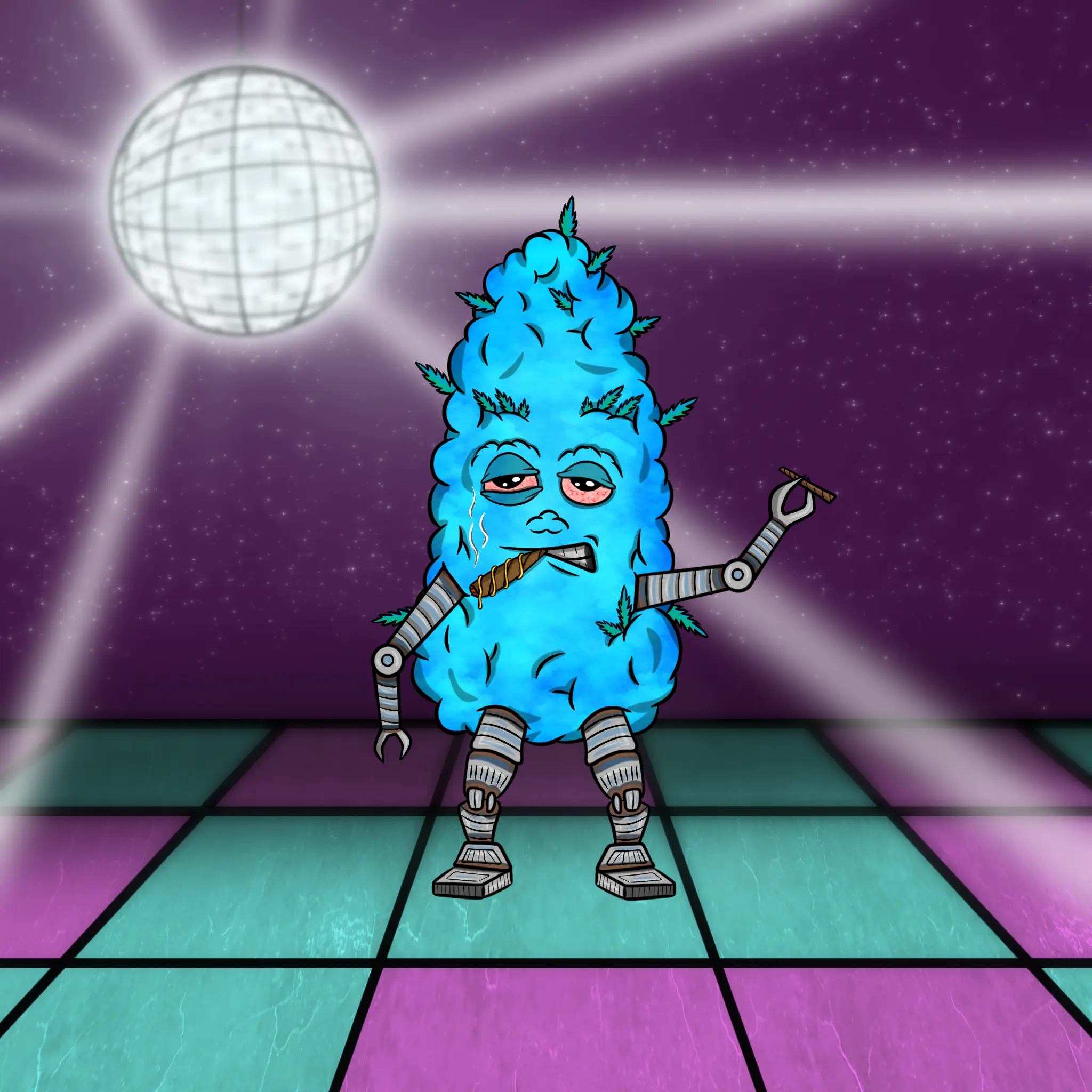 Blazing Budz #158 NFT on Algorand