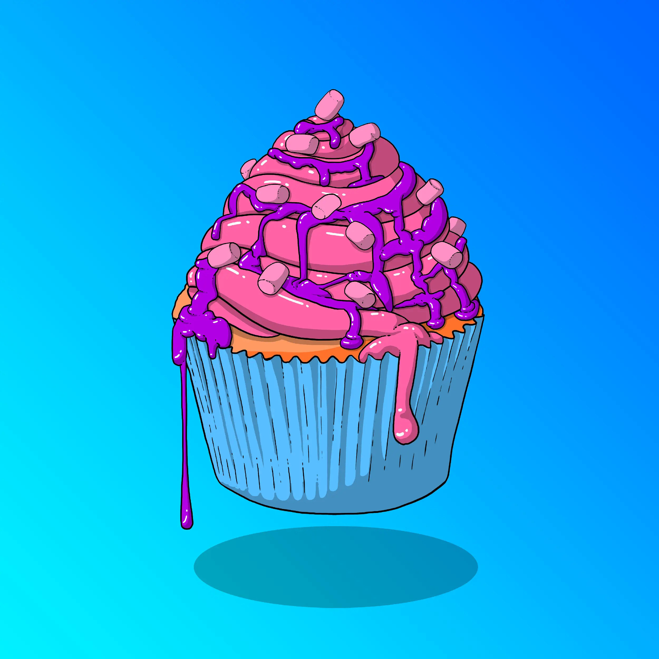 Cupcakes #184 NFT on Algorand