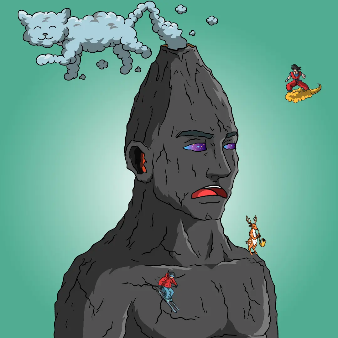 Volcano Boyz #1355 NFT on Algorand