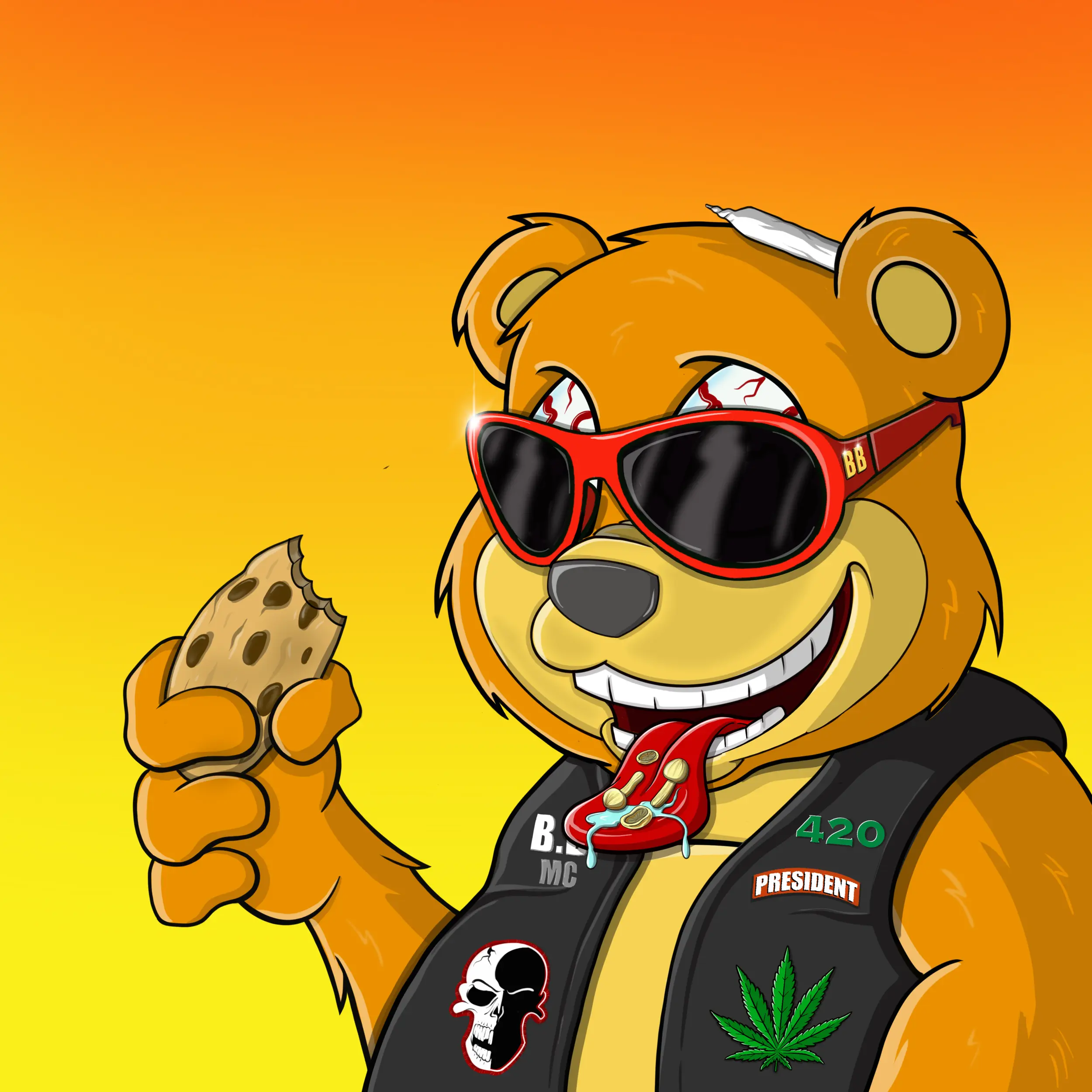 Burnin Bears #1616 NFT on Algorand