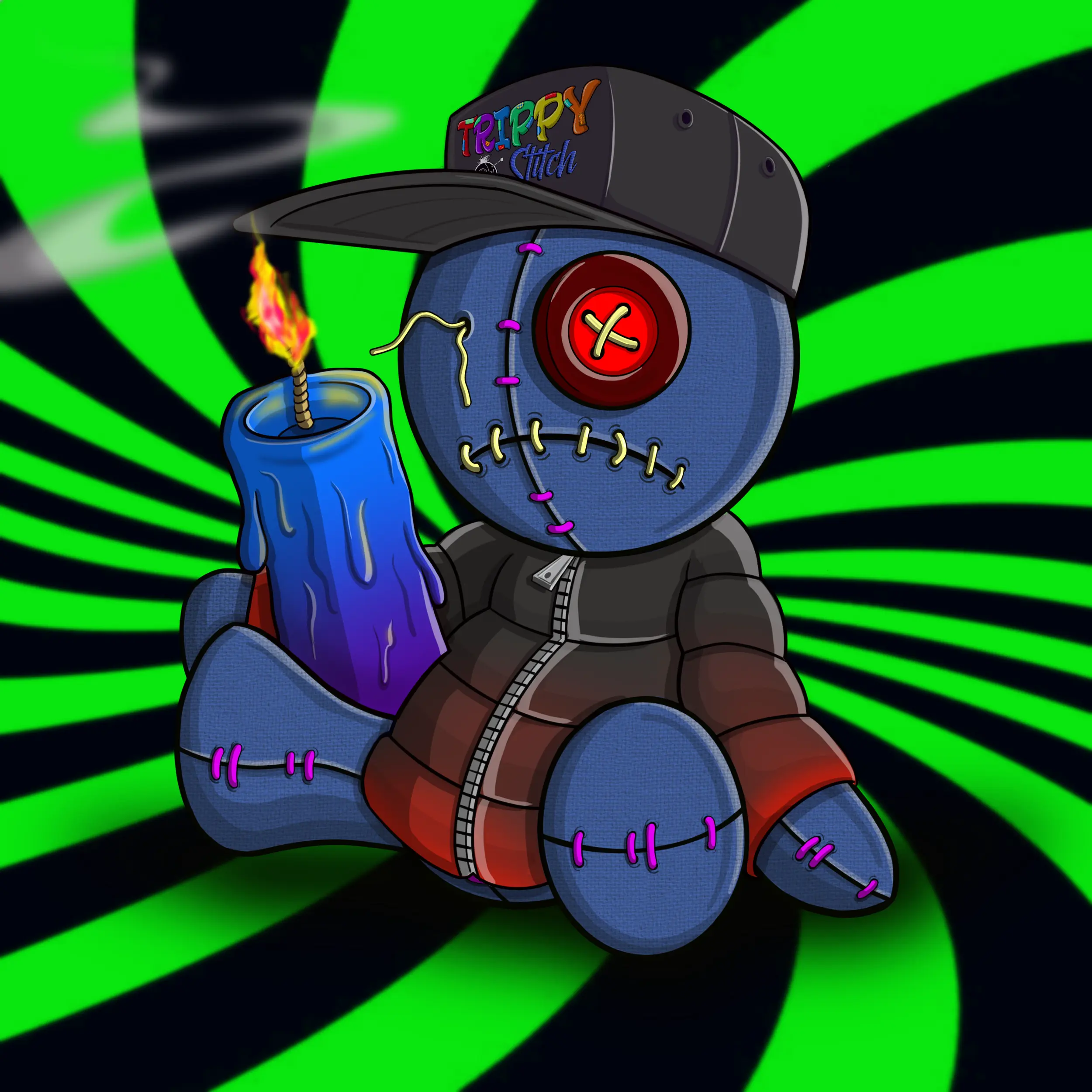 Trippy Stitch #85 NFT on Algorand