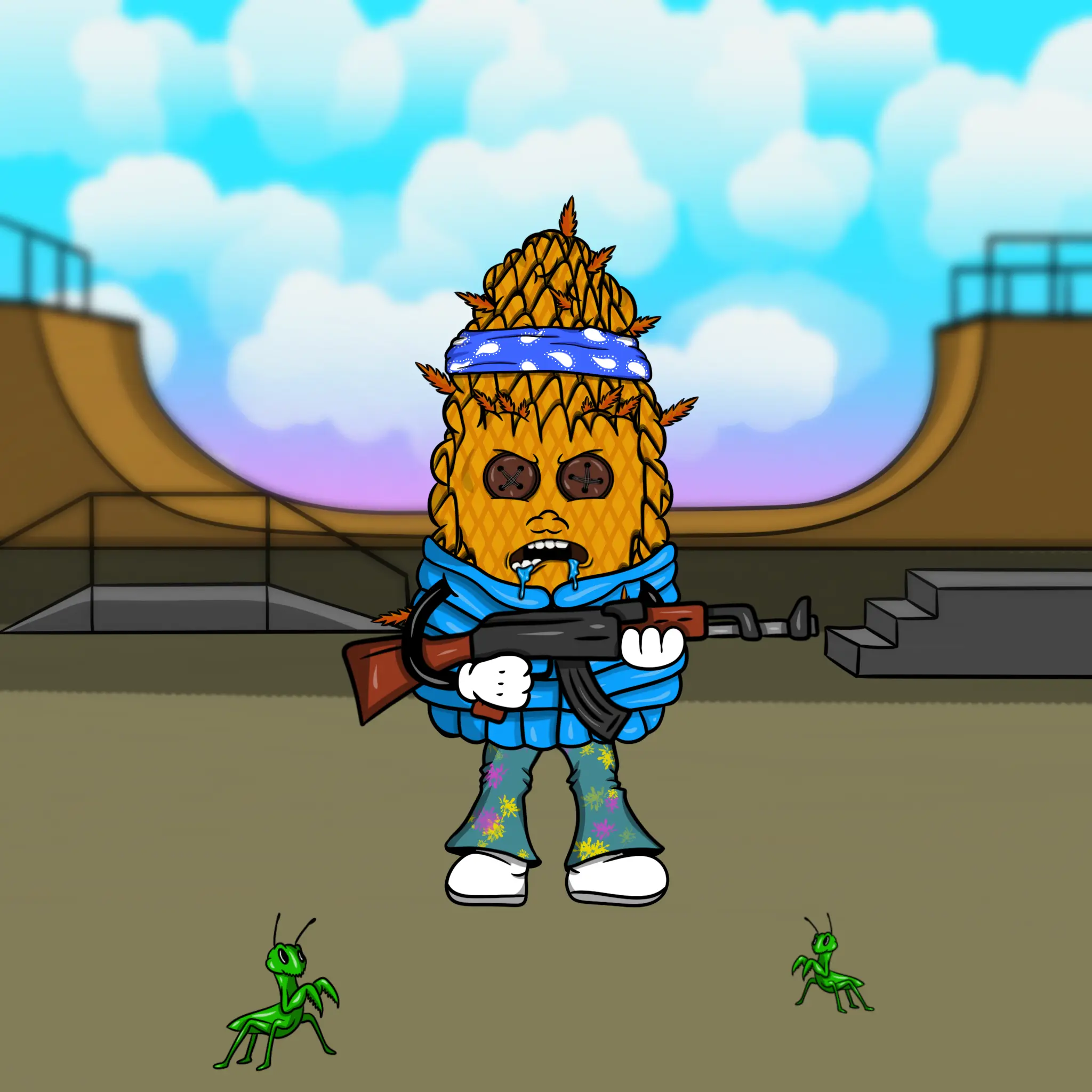 Blazing Budz #360 NFT on Algorand