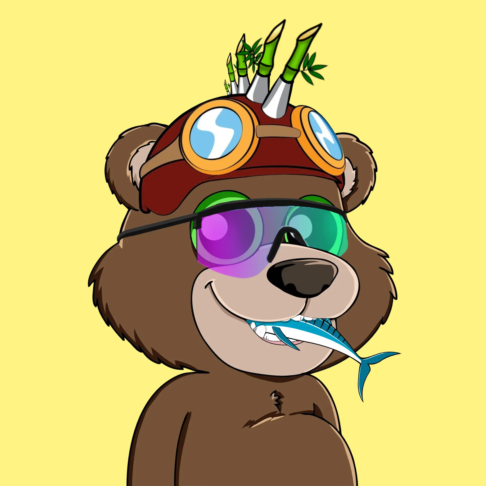 Gluttonous Bears #448 NFT on Algorand