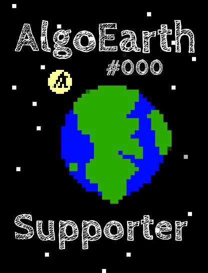 AlgoEarth Supporter Card #000