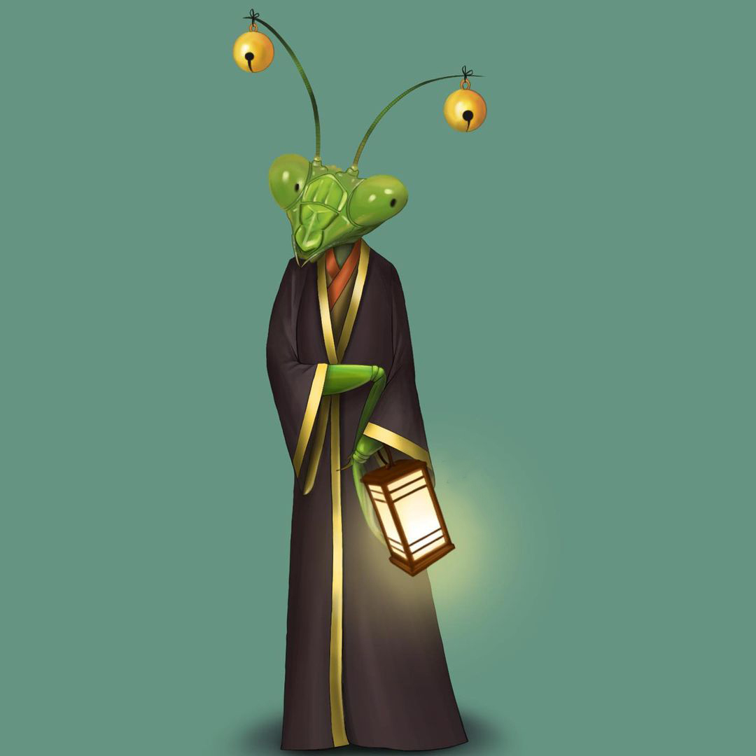 Mystical Mantis #38 NFT on Algorand