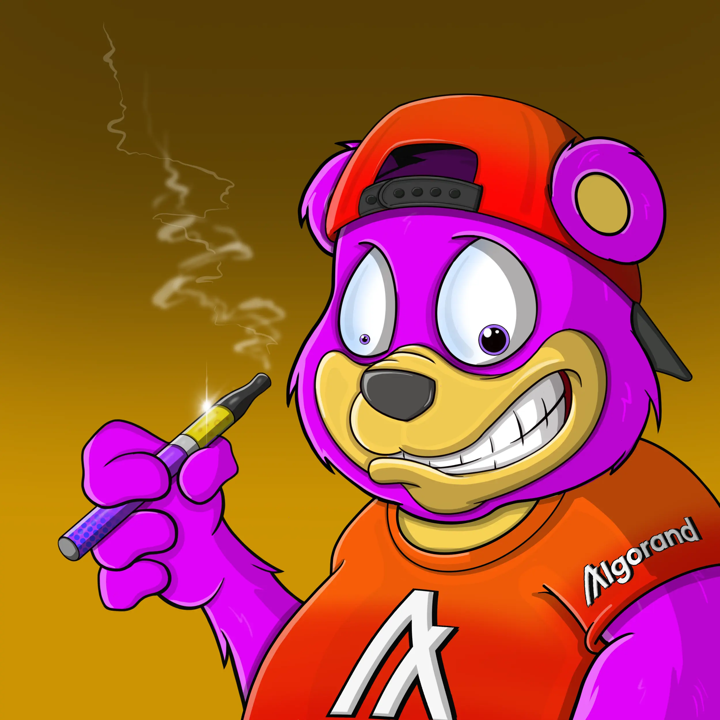 Burnin Bears #1093 NFT on Algorand