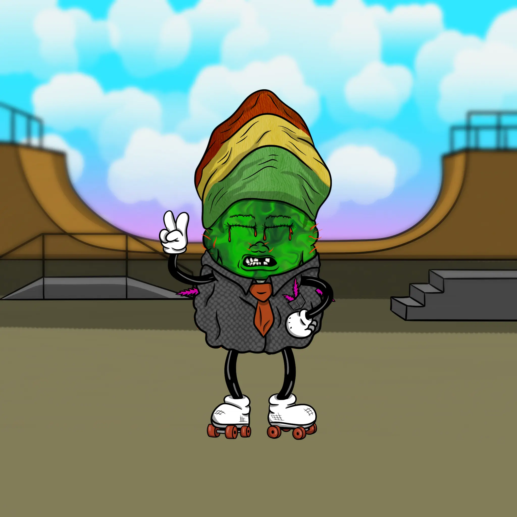 Blazing Budz #334 NFT on Algorand