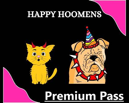 Happy Hoomens Premium Poker Pass
