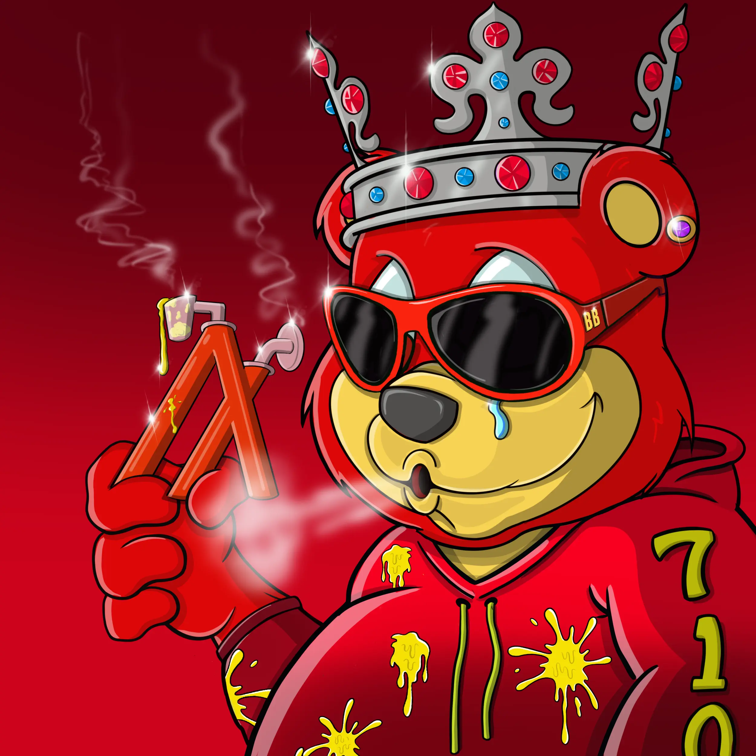 Burnin Bears #1567 NFT on Algorand