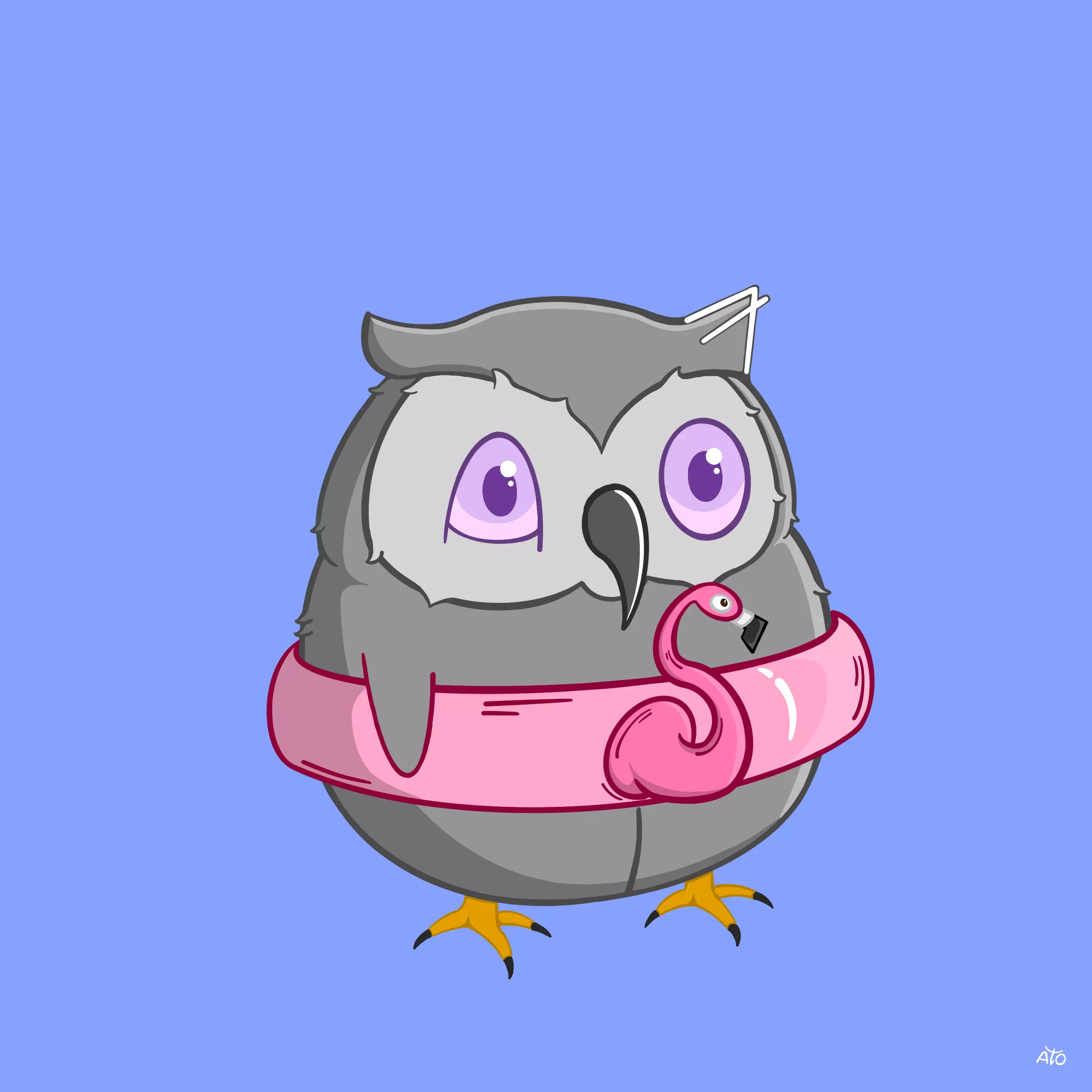Baby Hoot Group #4974 NFT on Algorand