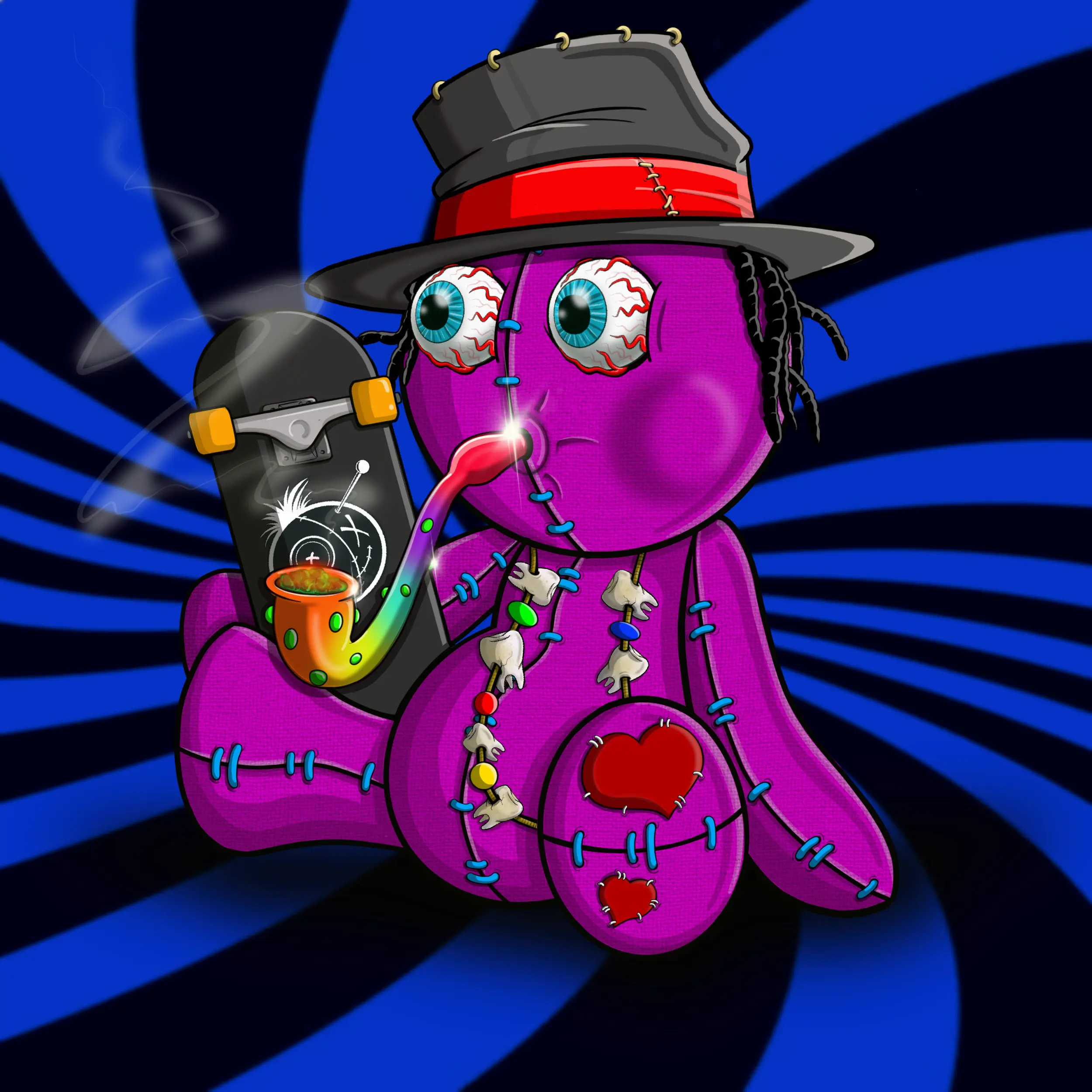 Trippy Stitch #1140 NFT on Algorand