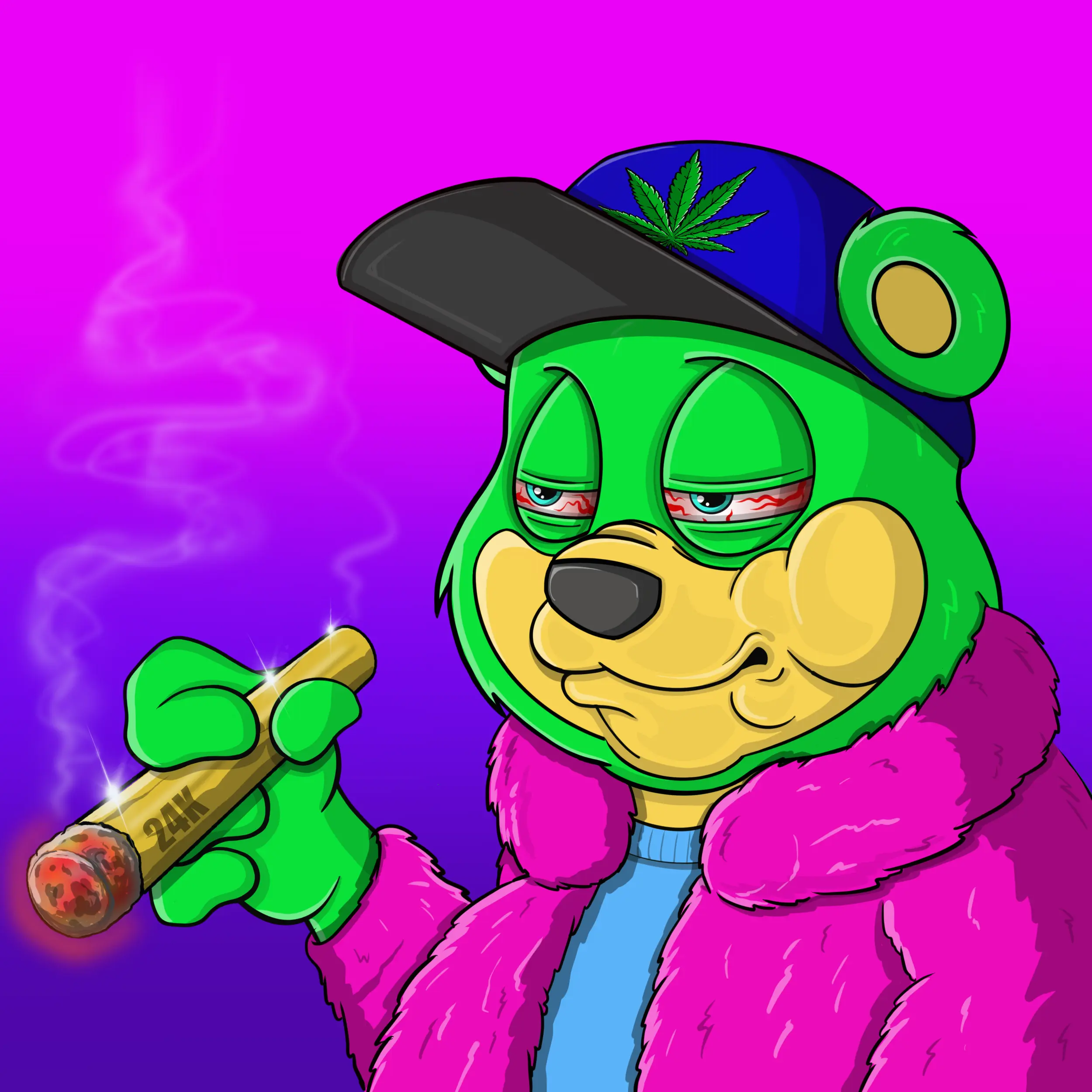 Burnin Bears #781 NFT on Algorand