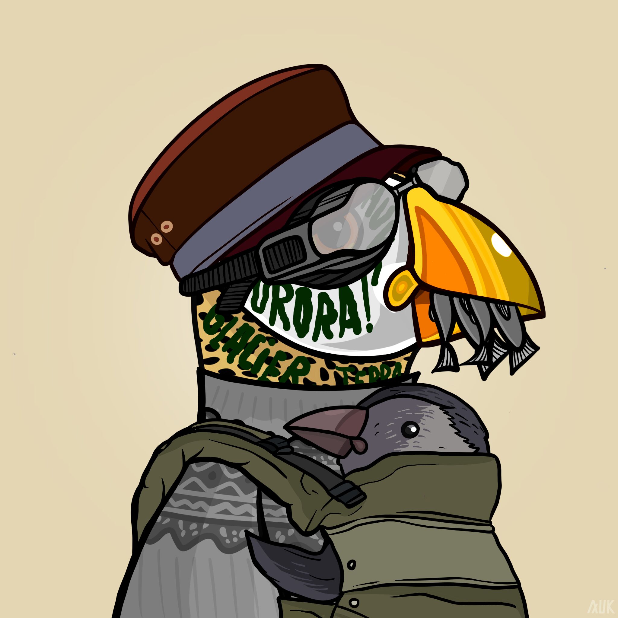 Poppin Puffins #1063 NFT on Algorand