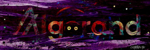 An image of Algo Banner #05 -1/1 Purple