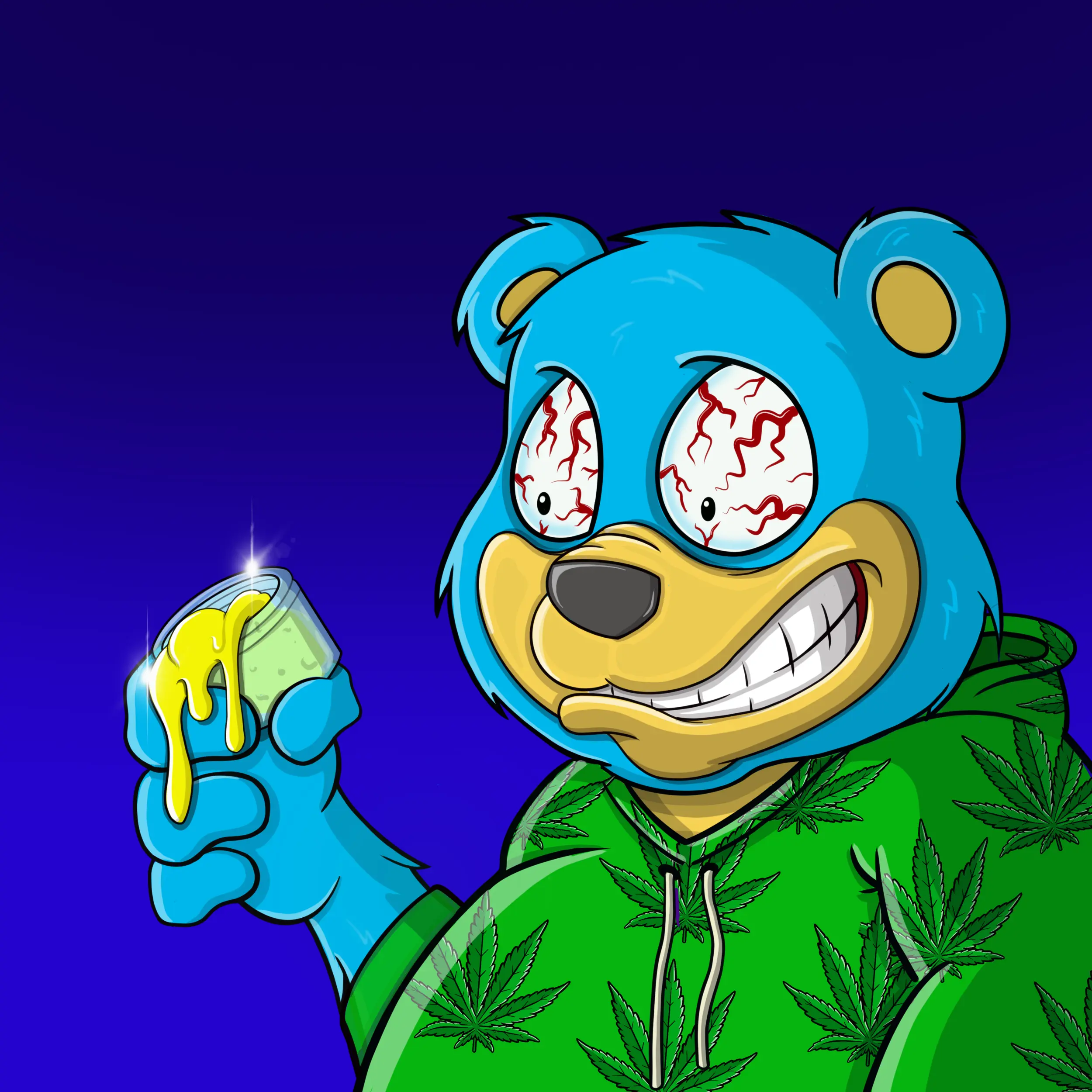 Burnin Bears #1888 NFT on Algorand