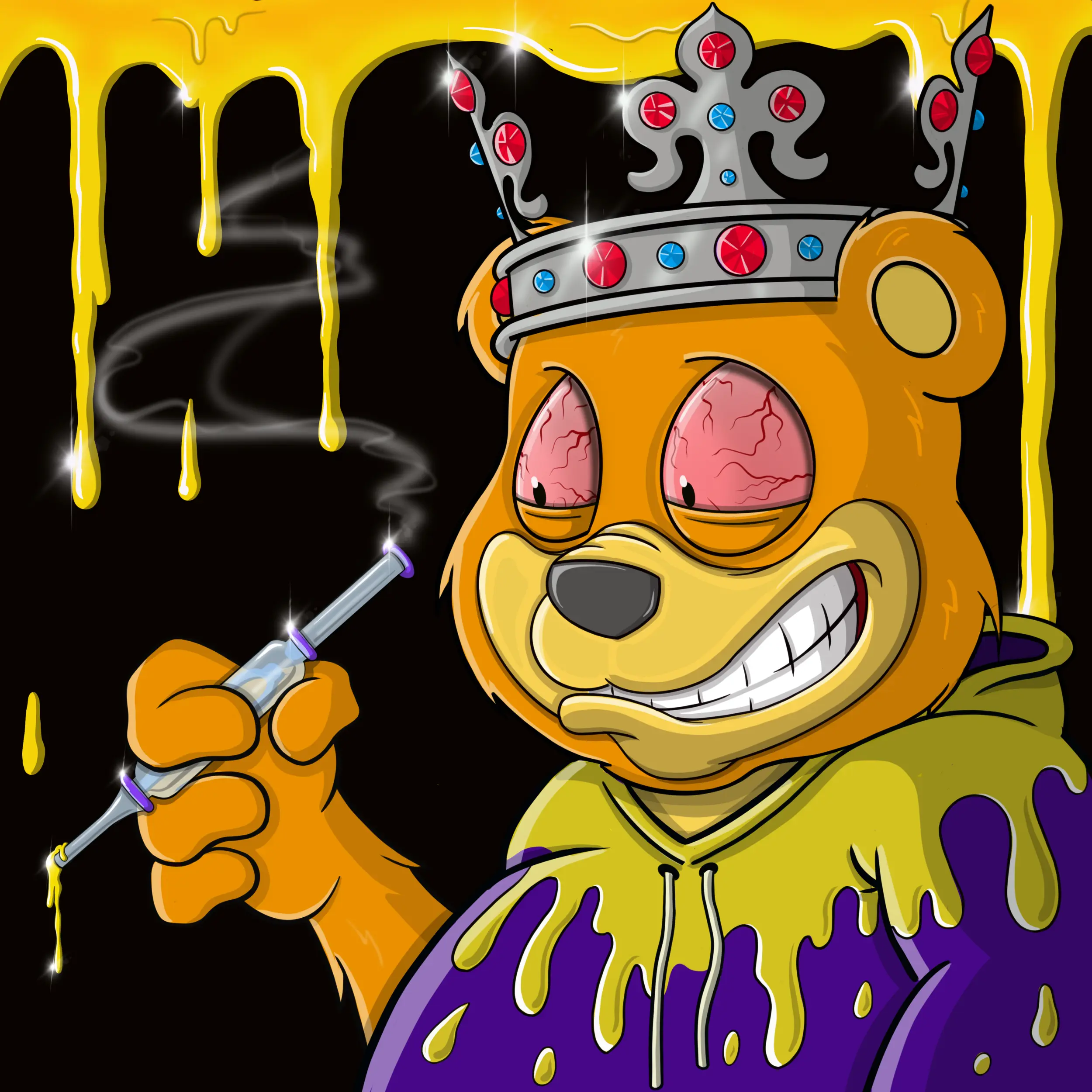 Burnin Bears #1635 NFT on Algorand