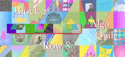 Quilt Block 2 Row 8