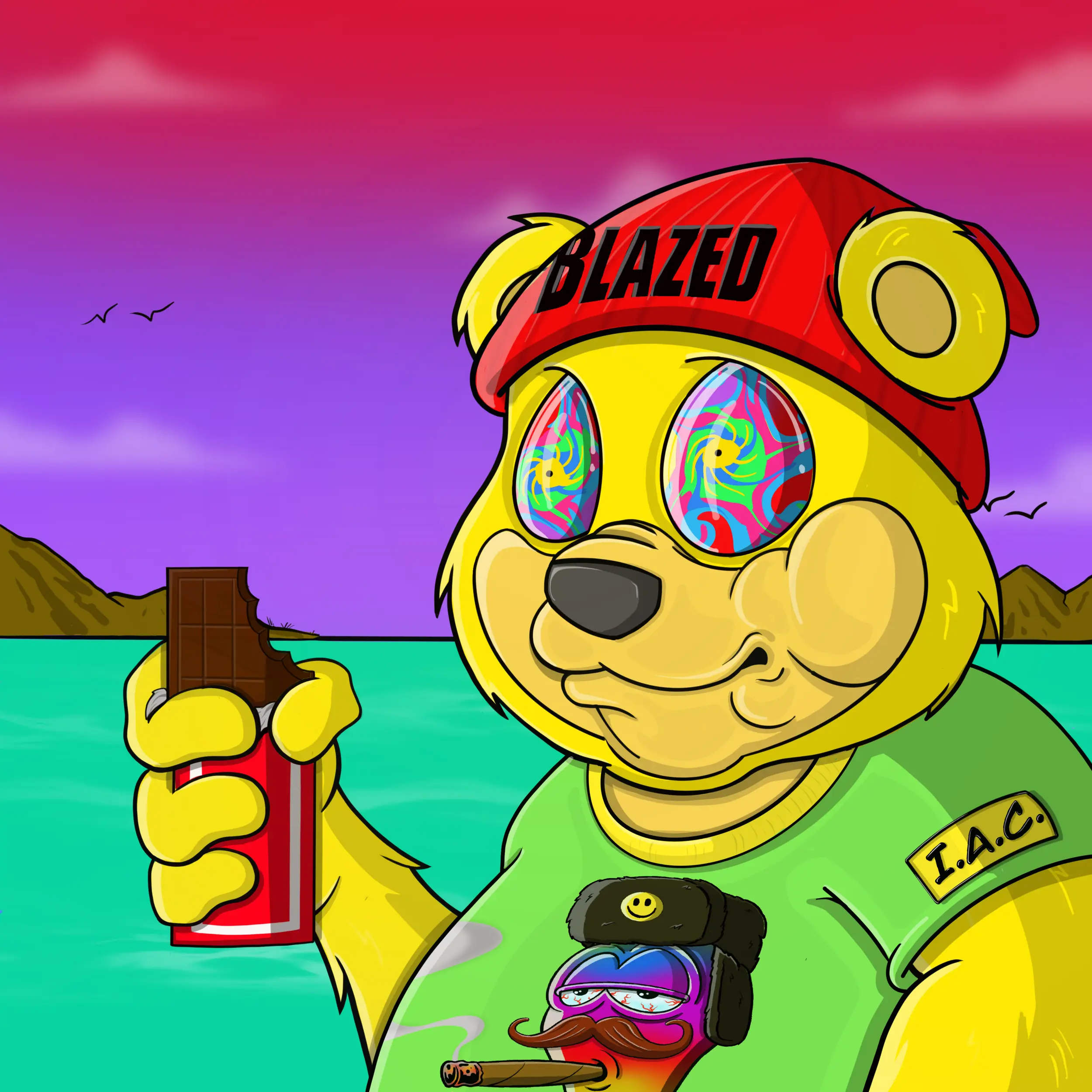 Burnin Bears #933 NFT on Algorand