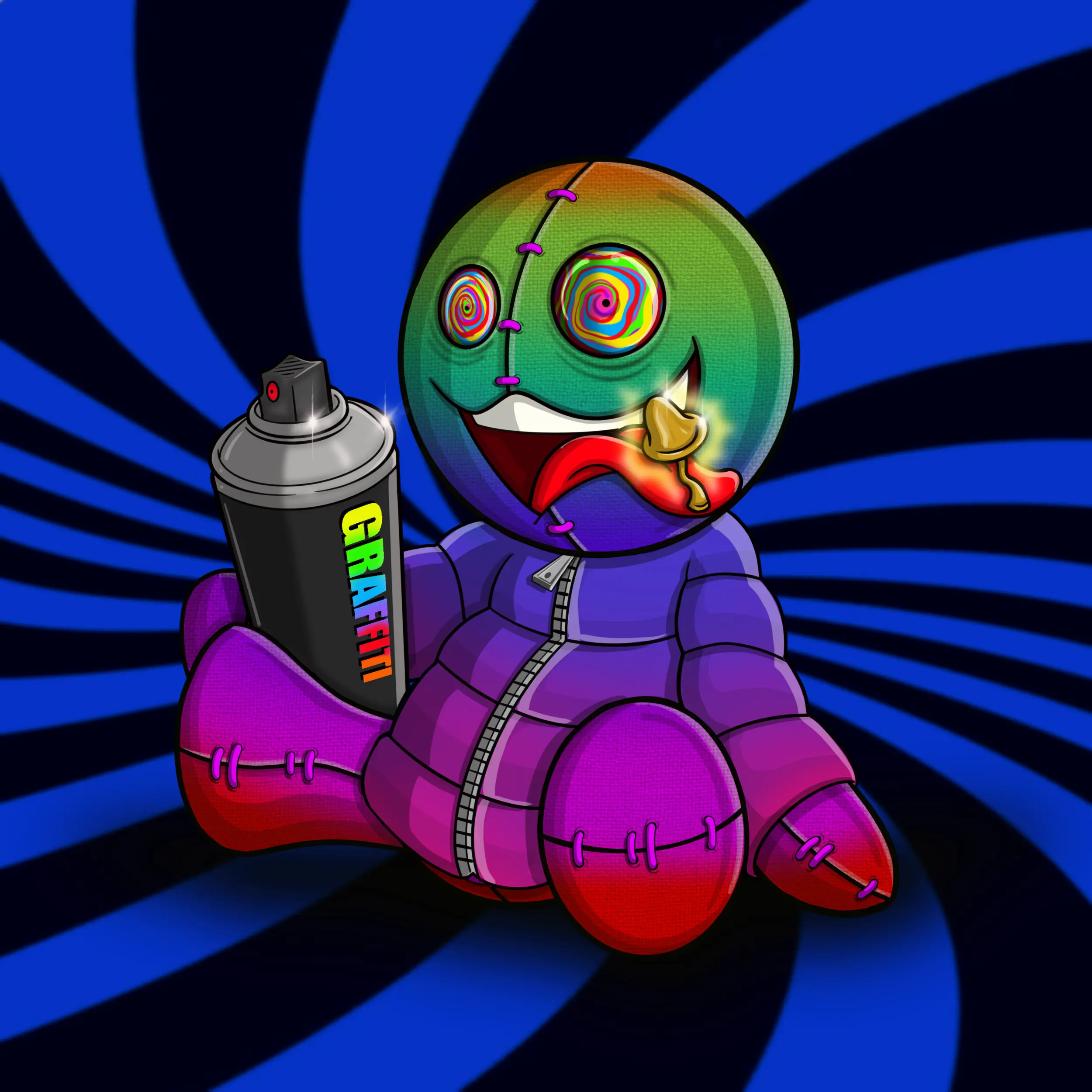 Trippy Stitch #518 NFT on Algorand