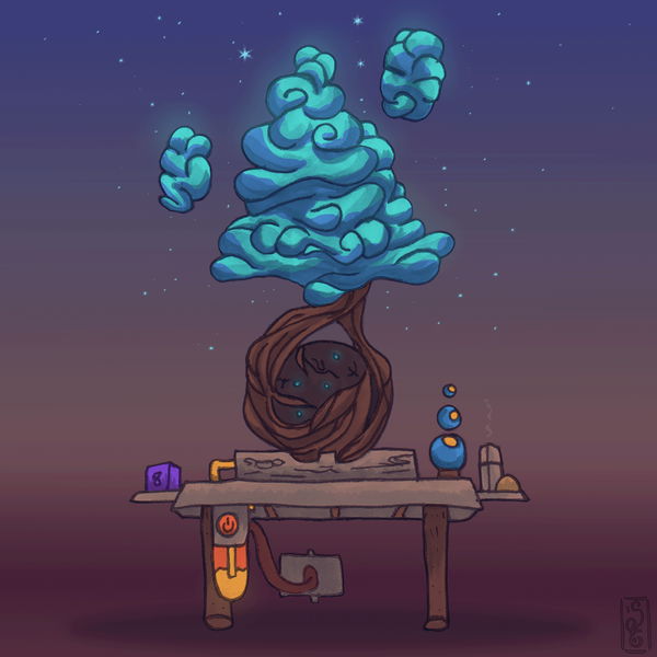 Image of AlgoFauna #1: Azure Cloud Bonsai