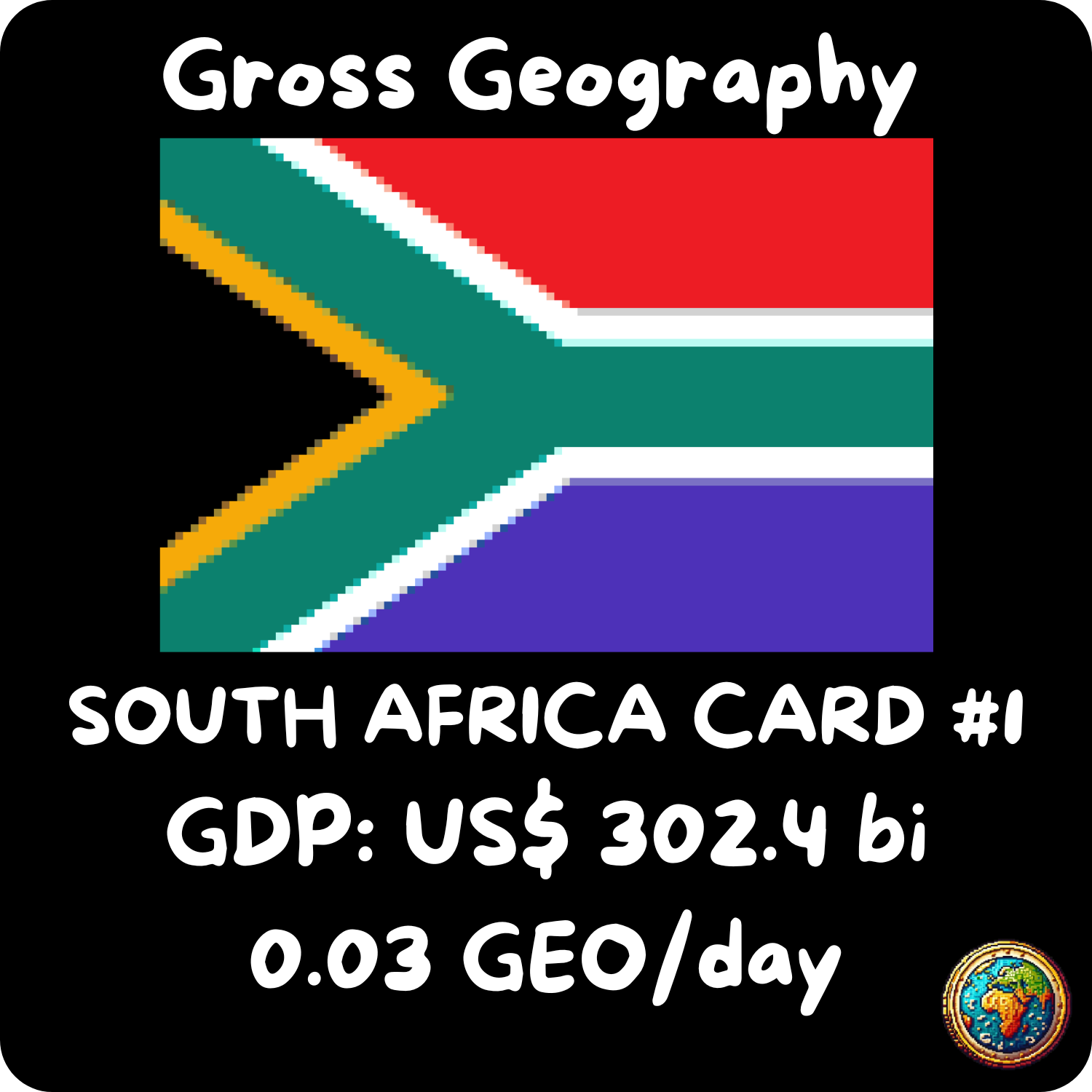 South Africa Card NFT on Algorand