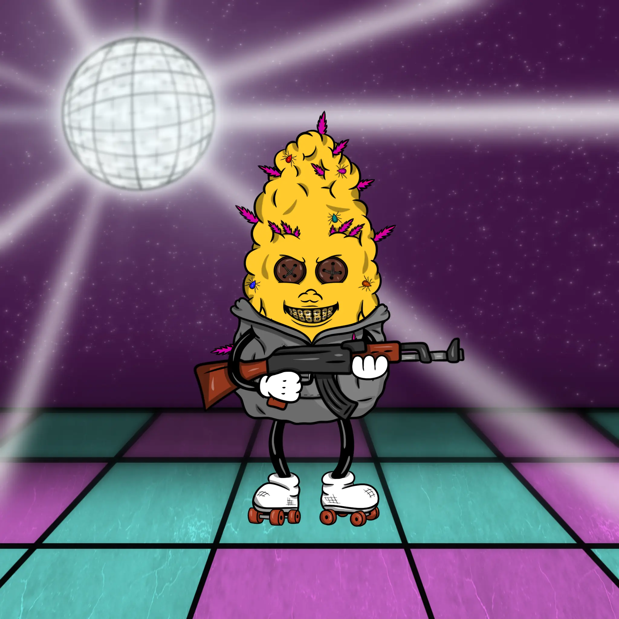 Blazing Budz #240 NFT on Algorand