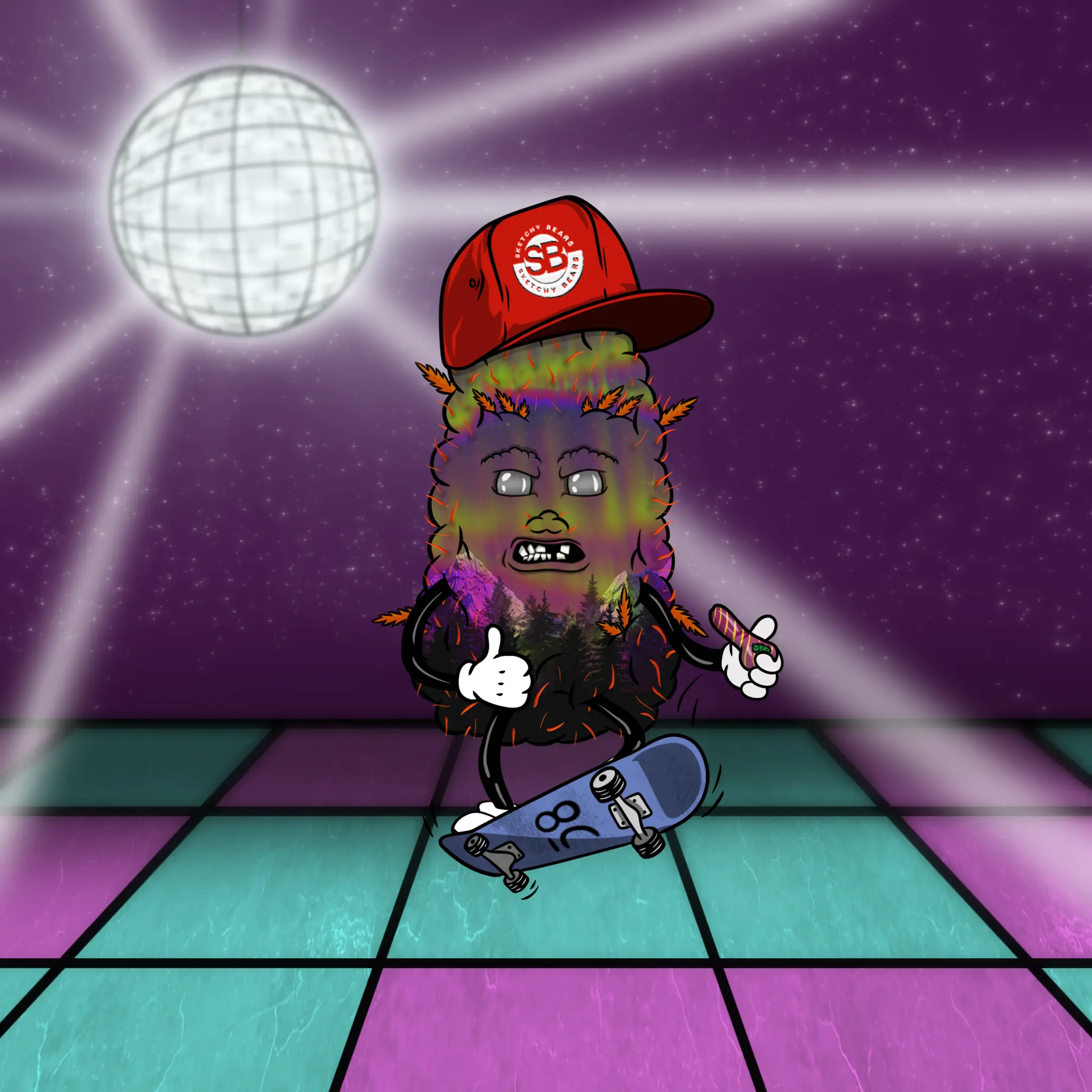 Blazing Budz #90 NFT on Algorand