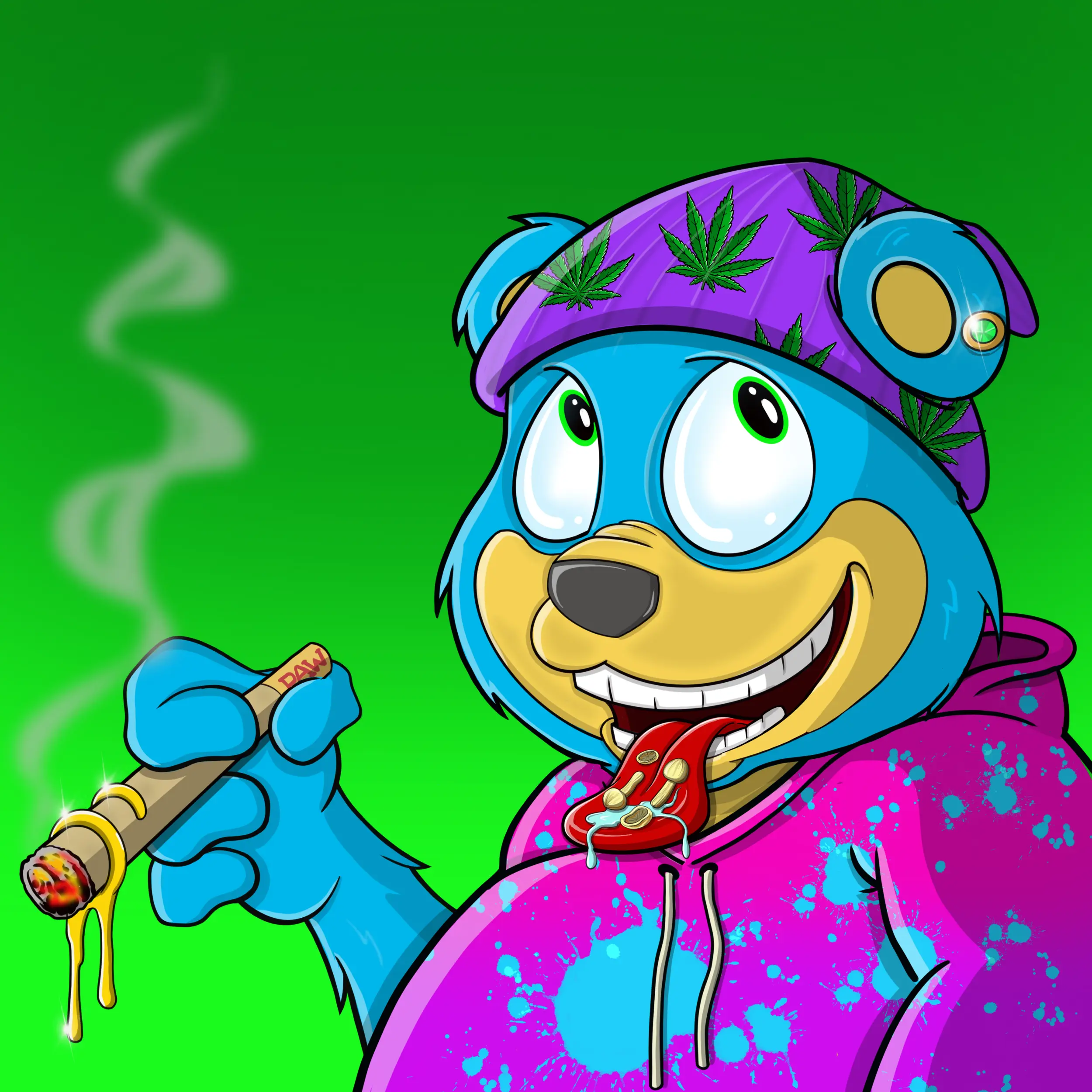 Burnin Bears #346 NFT on Algorand