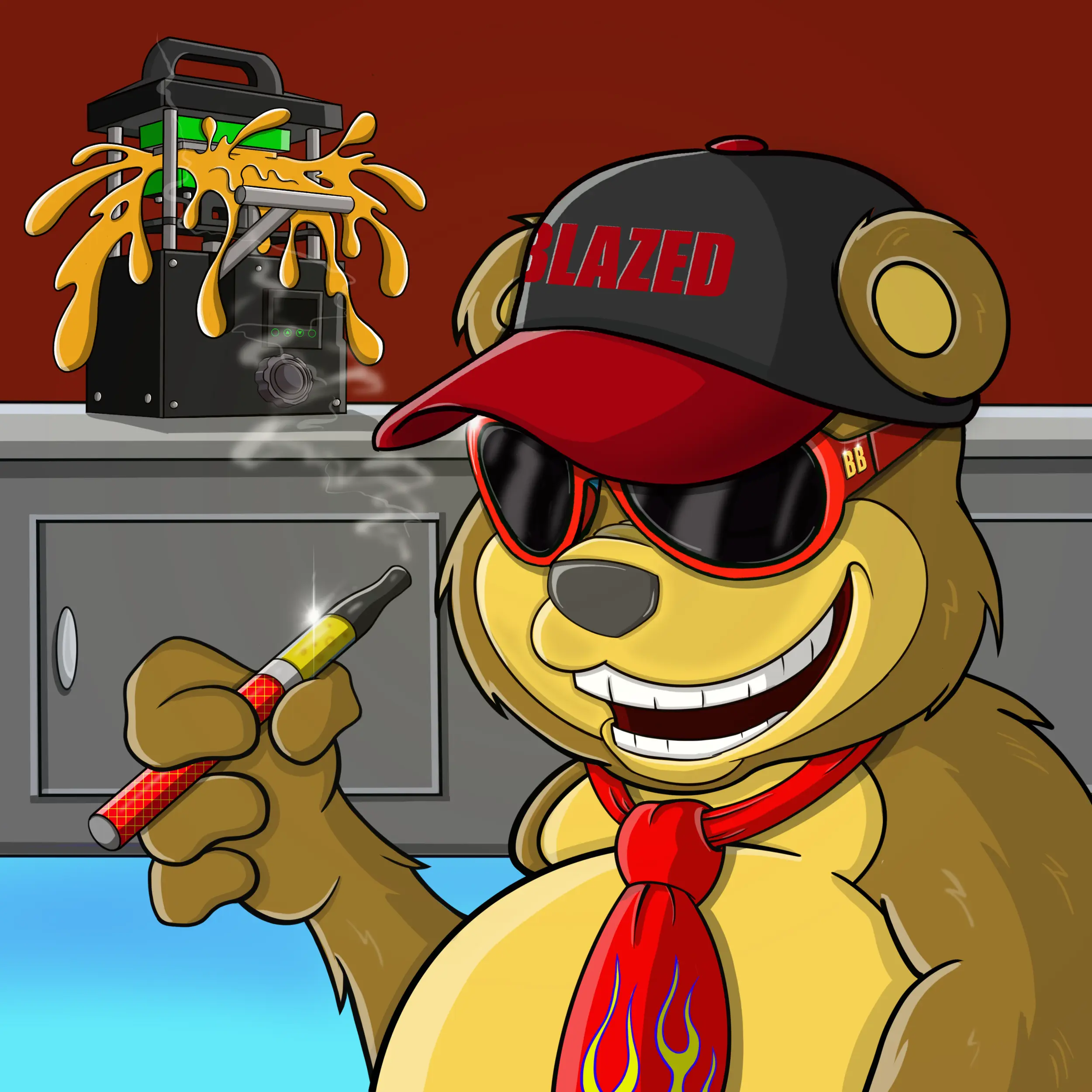 Burnin Bears #1938 NFT on Algorand