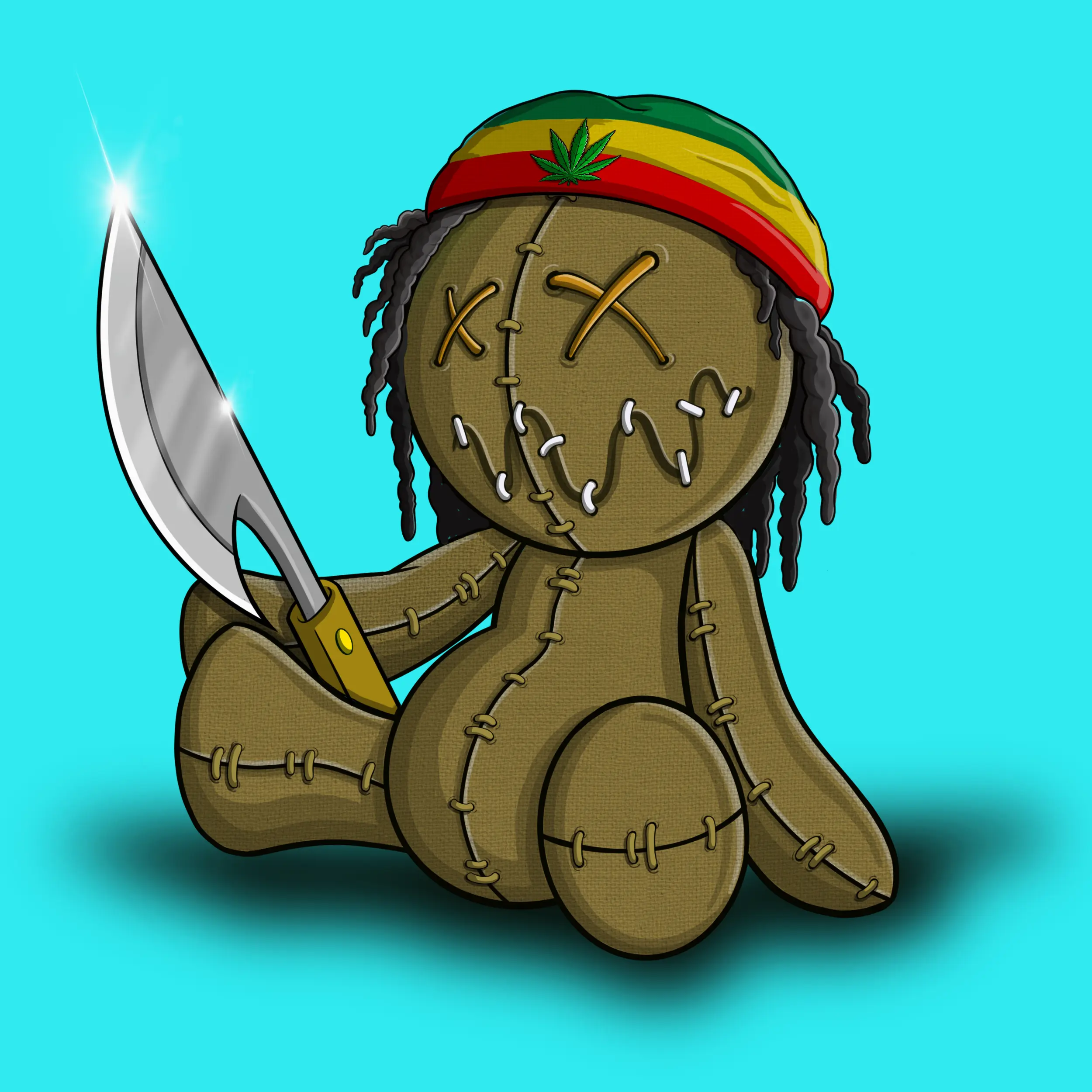 Trippy Stitch #1024 NFT on Algorand