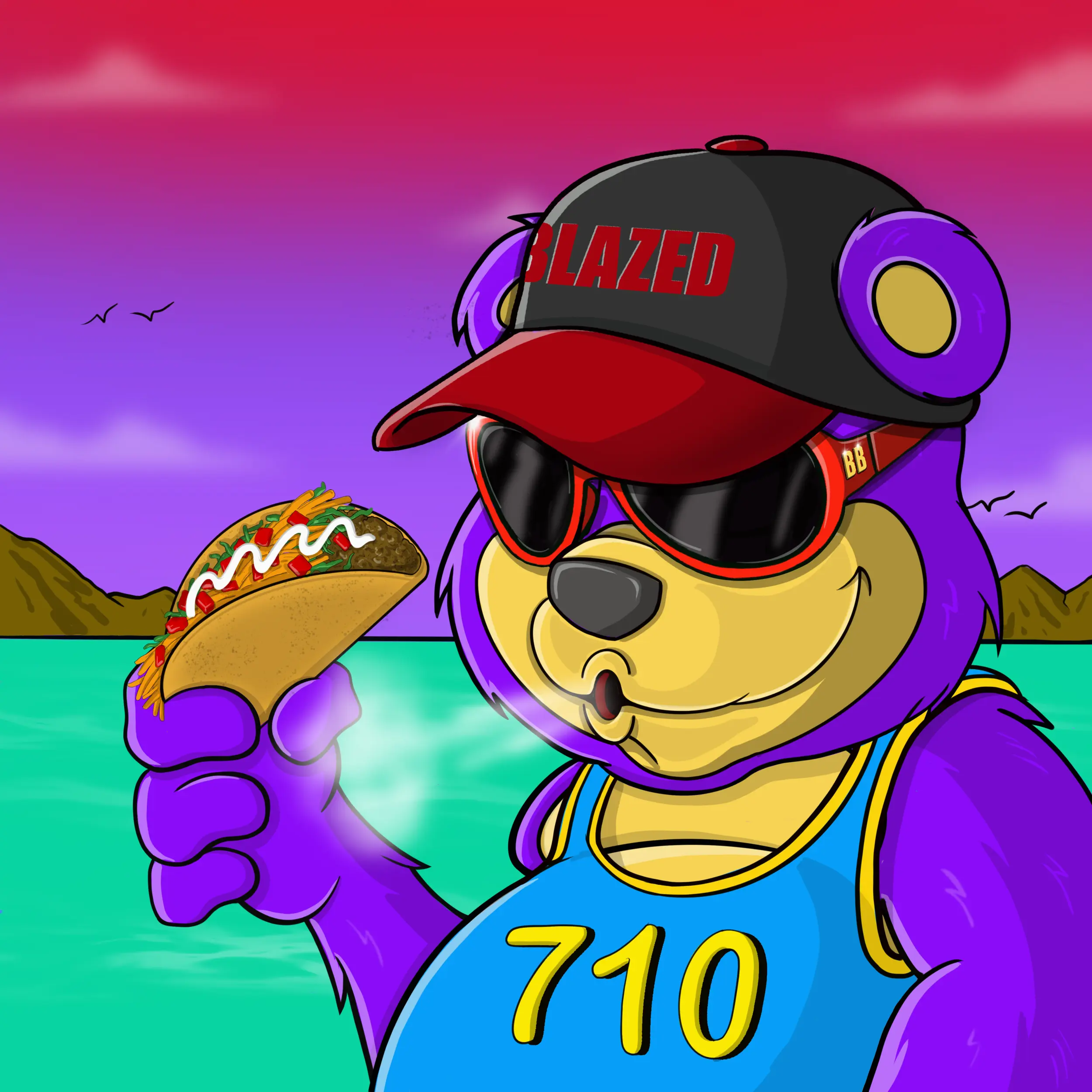 Burnin Bears #1732 NFT on Algorand