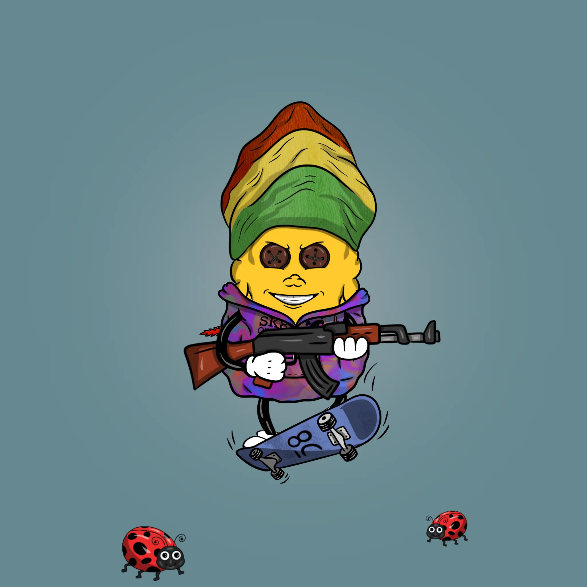 Blazing Budz #418 NFT on Algorand