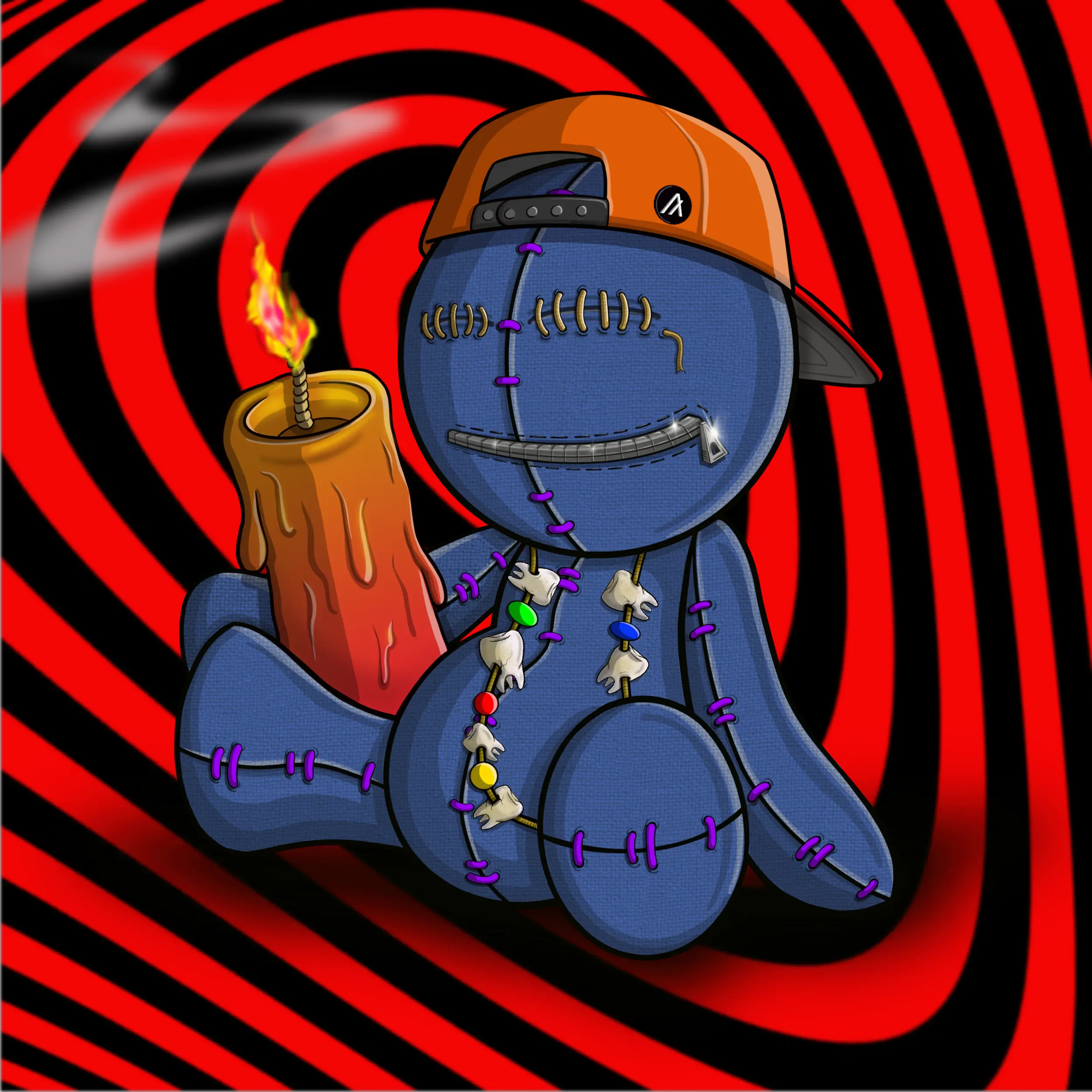 Trippy Stitch #196 NFT on Algorand