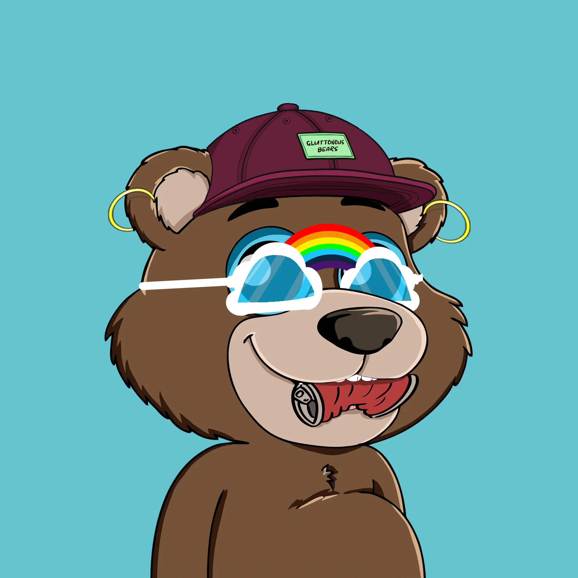 Gluttonous Bears #256 NFT on Algorand